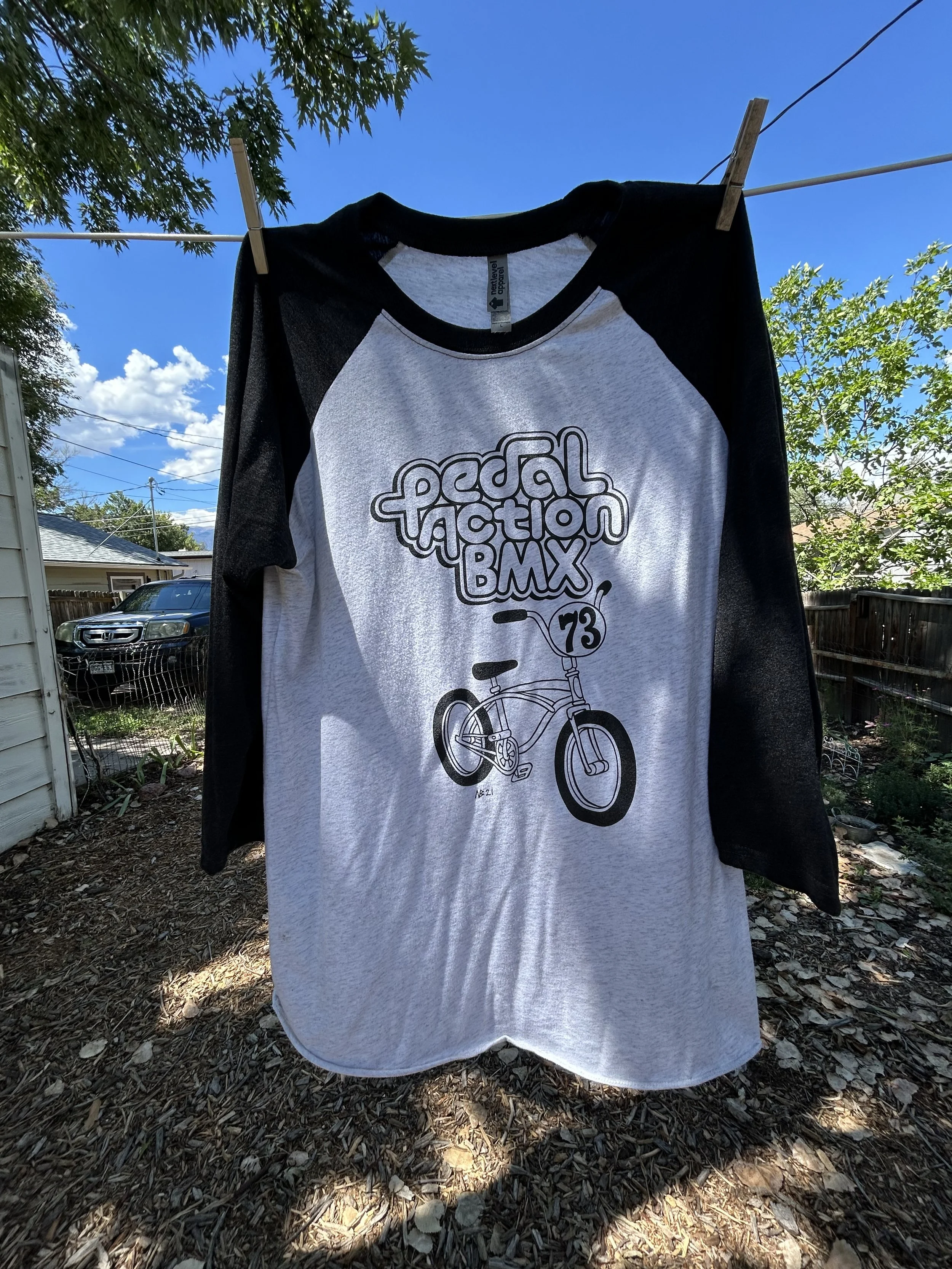 Pedal Action BMX 73’. 3/4 Sleeve Shirt