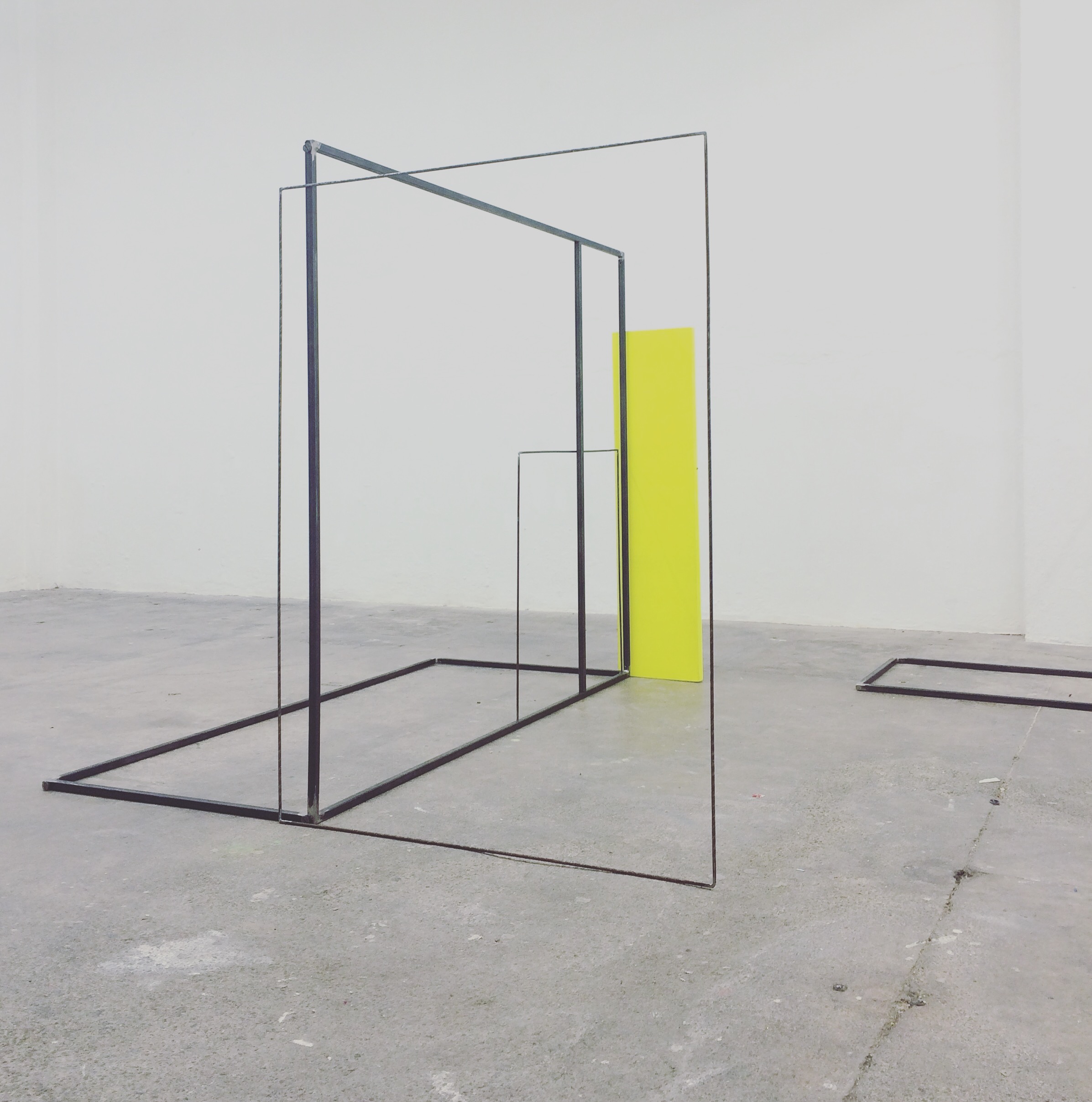 Rosalind Davis. Shapeshifters 1. Canvas and Steel.  190 x150x80cm.2016. Dimensions Variable.jpg