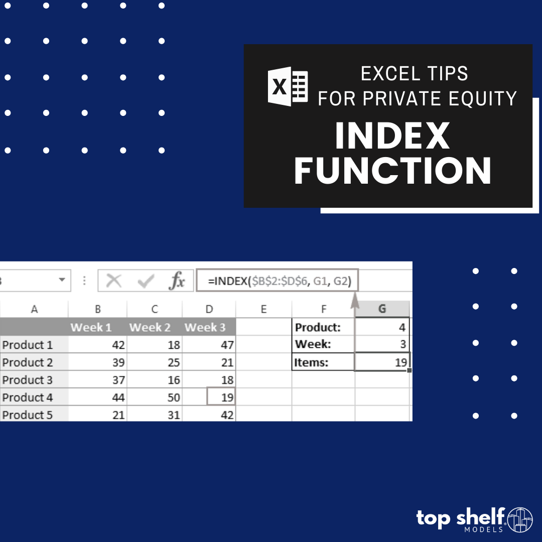 Excel Tips - Index Function