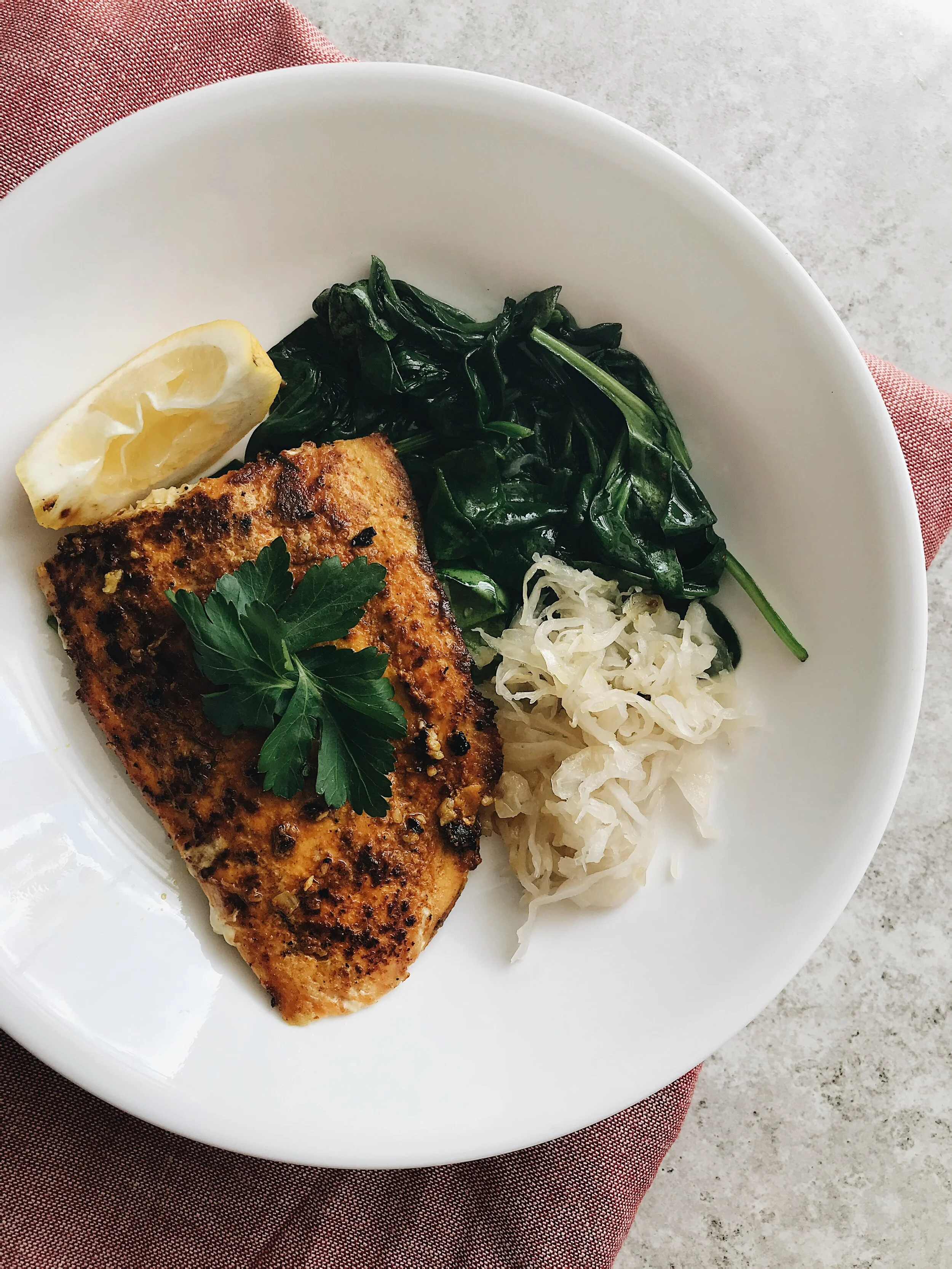 Six Minute Skillet Salmon