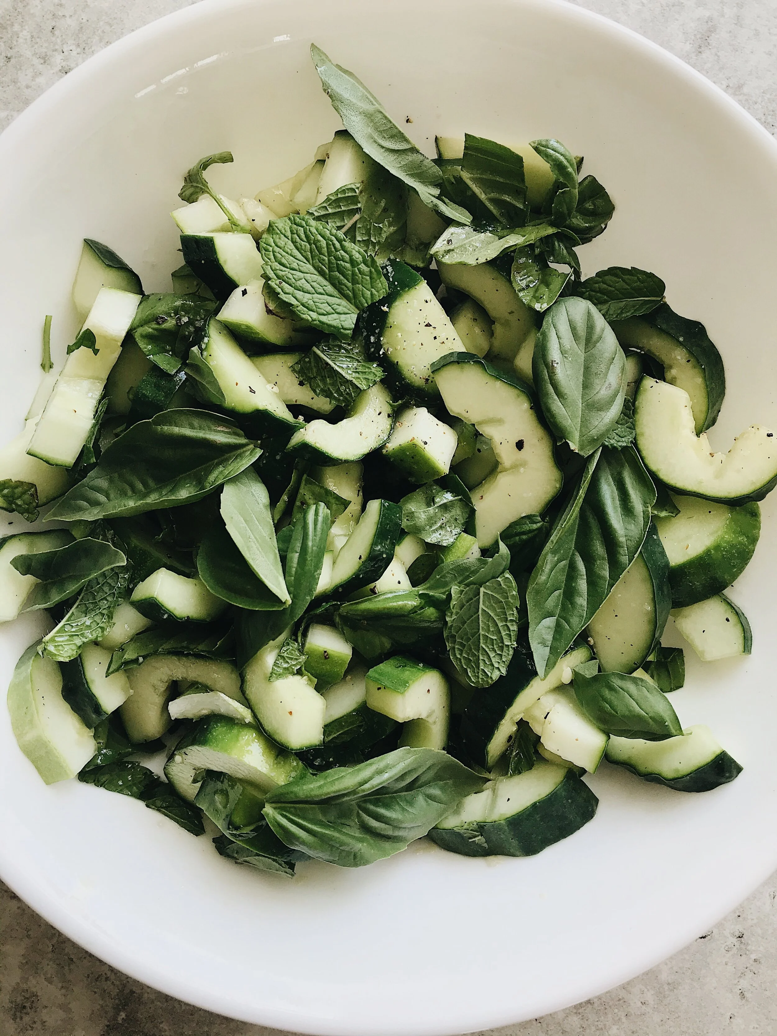 Cucumber Mint Salad