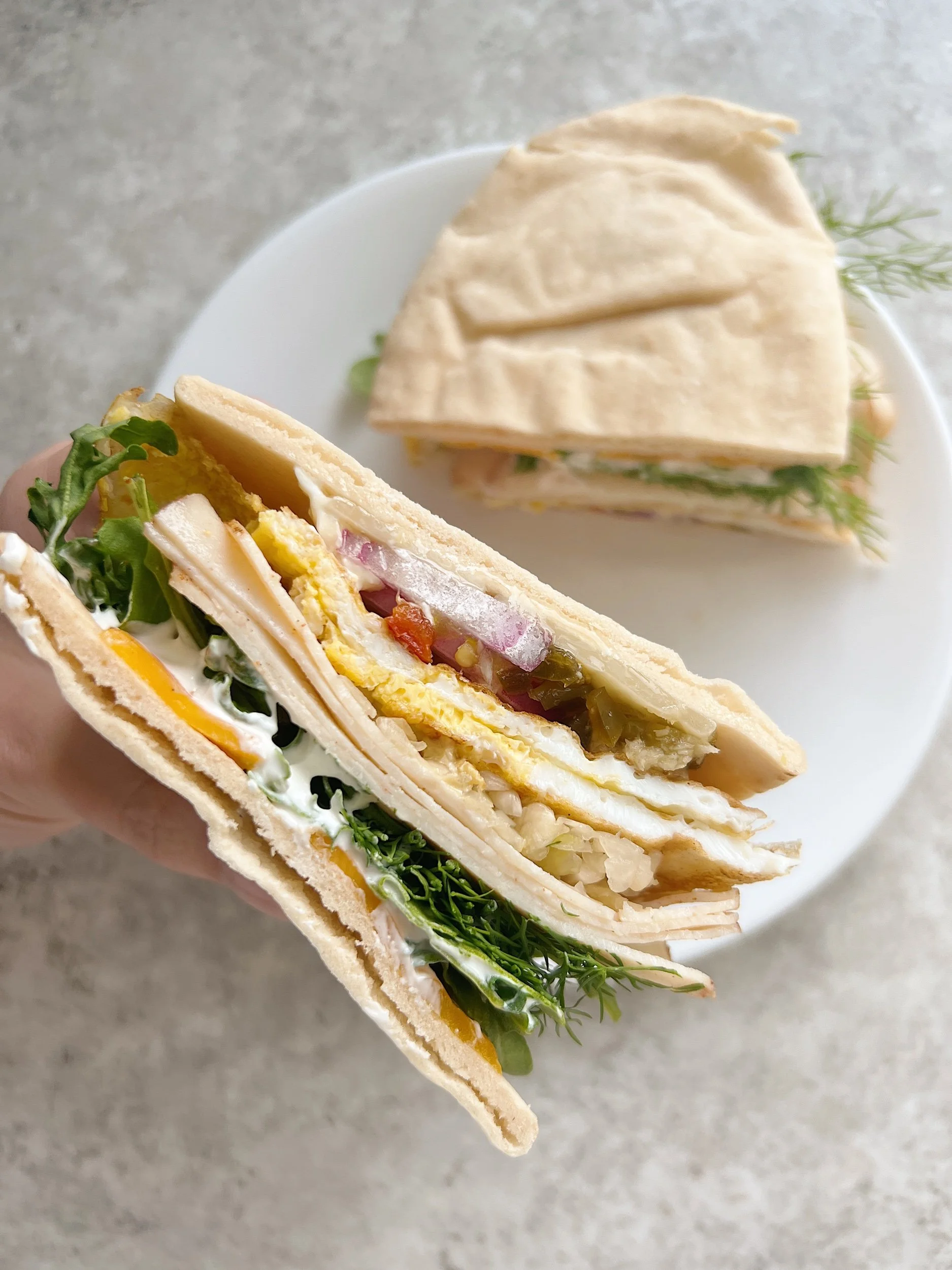 Pita Breakfast Sandwich