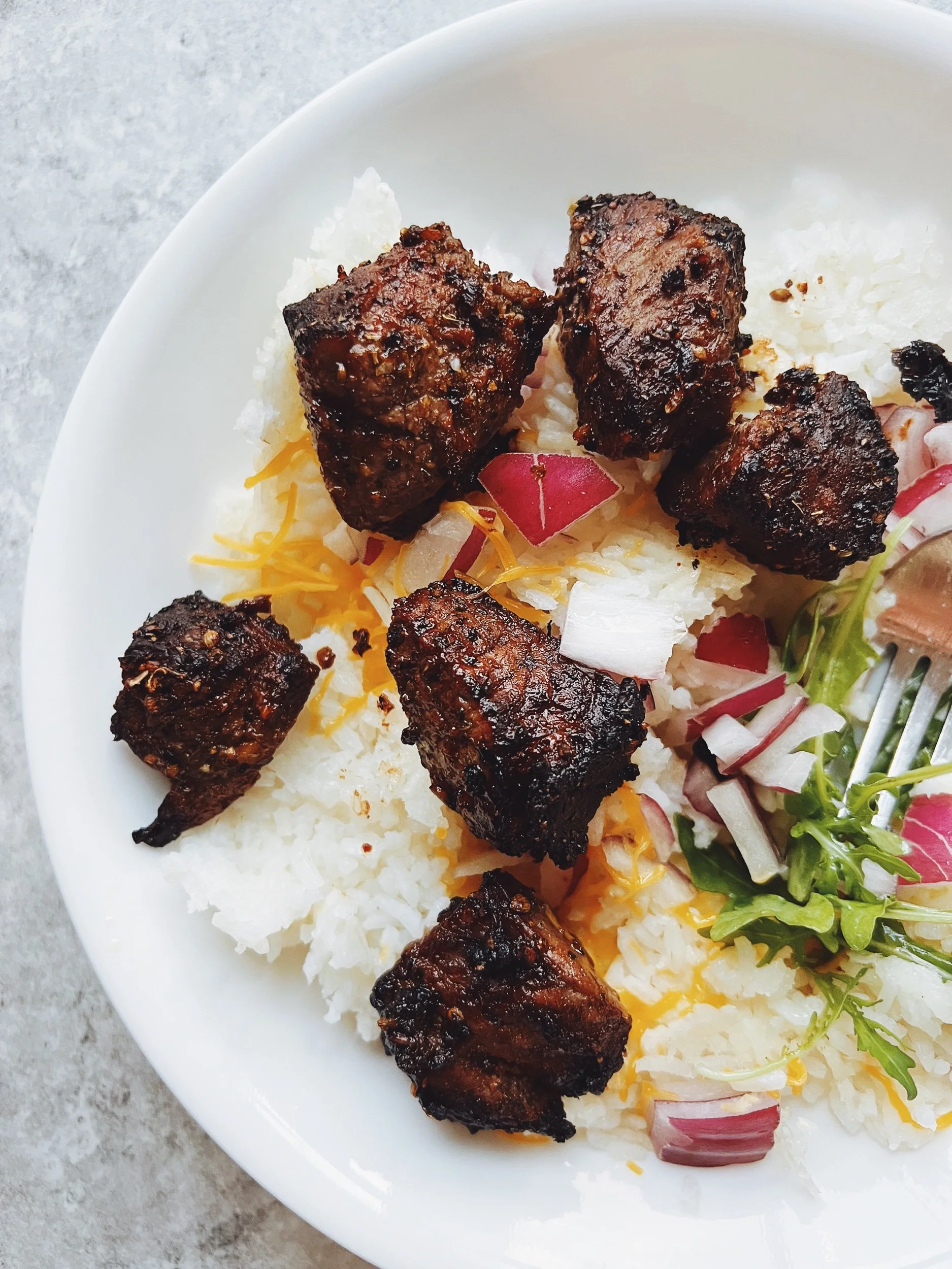 Air Fried Steak Bites