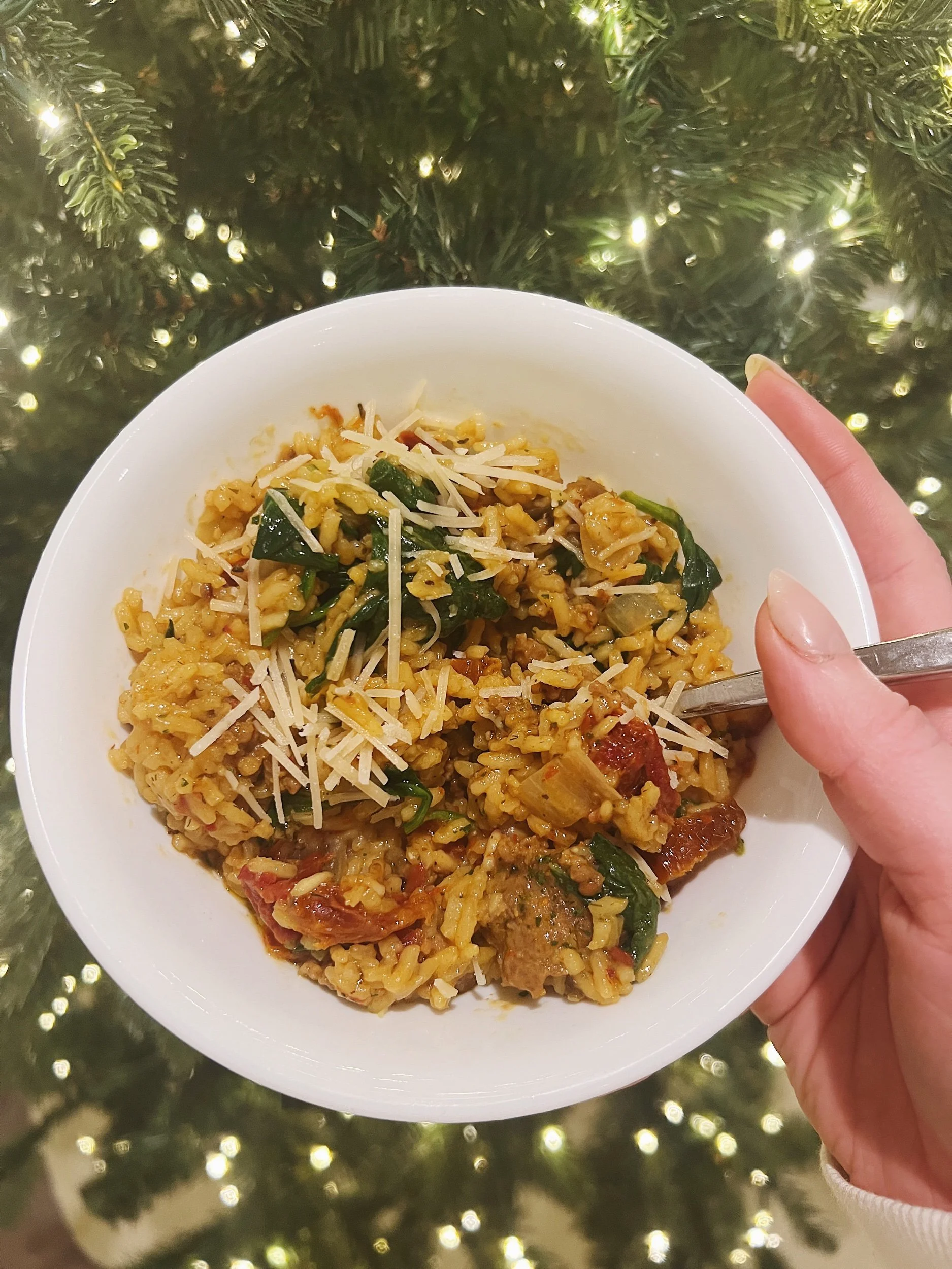 Italian Sausage and Rice Skillet