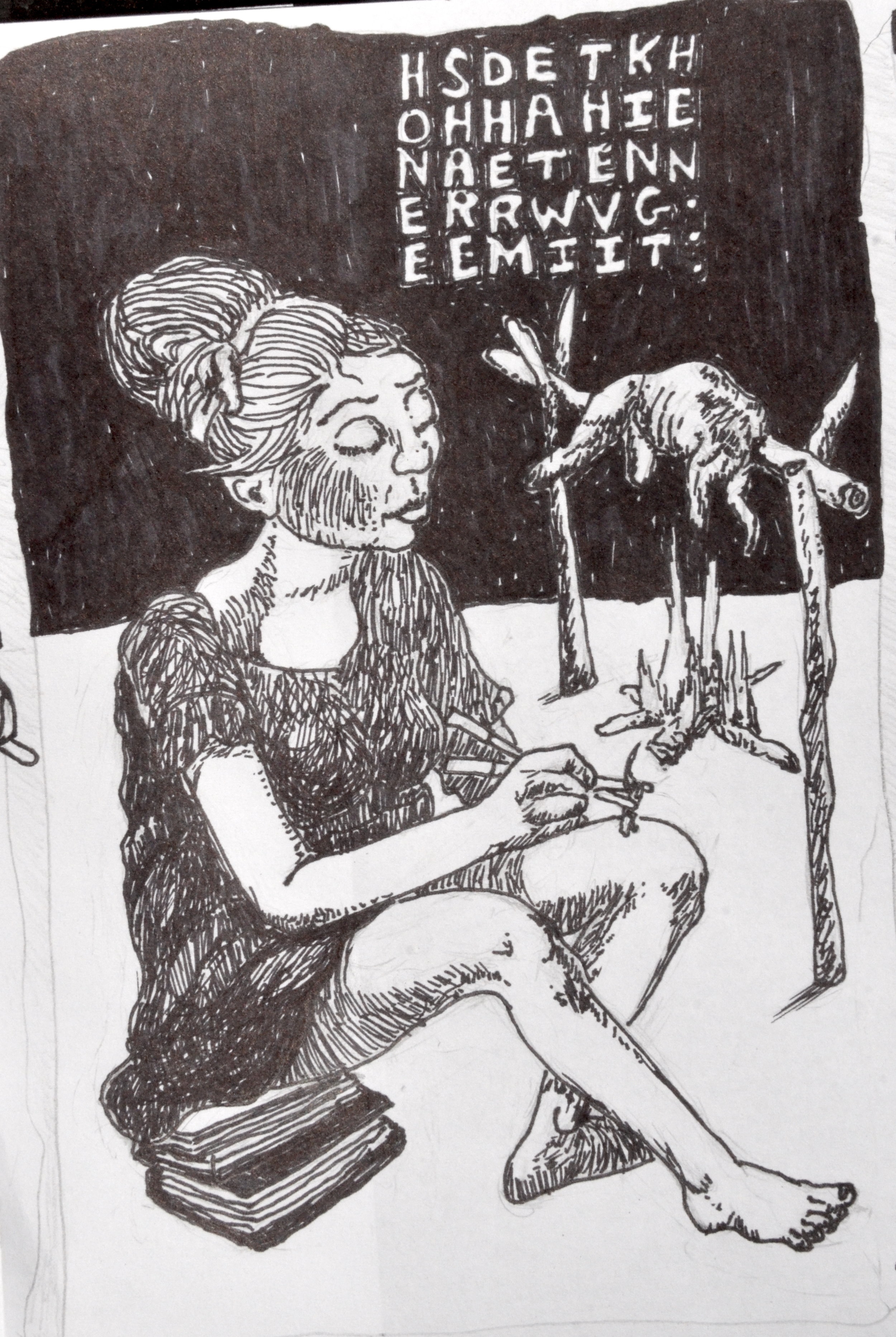  Page 38: Honee shared her meat with the Viking. Then…   