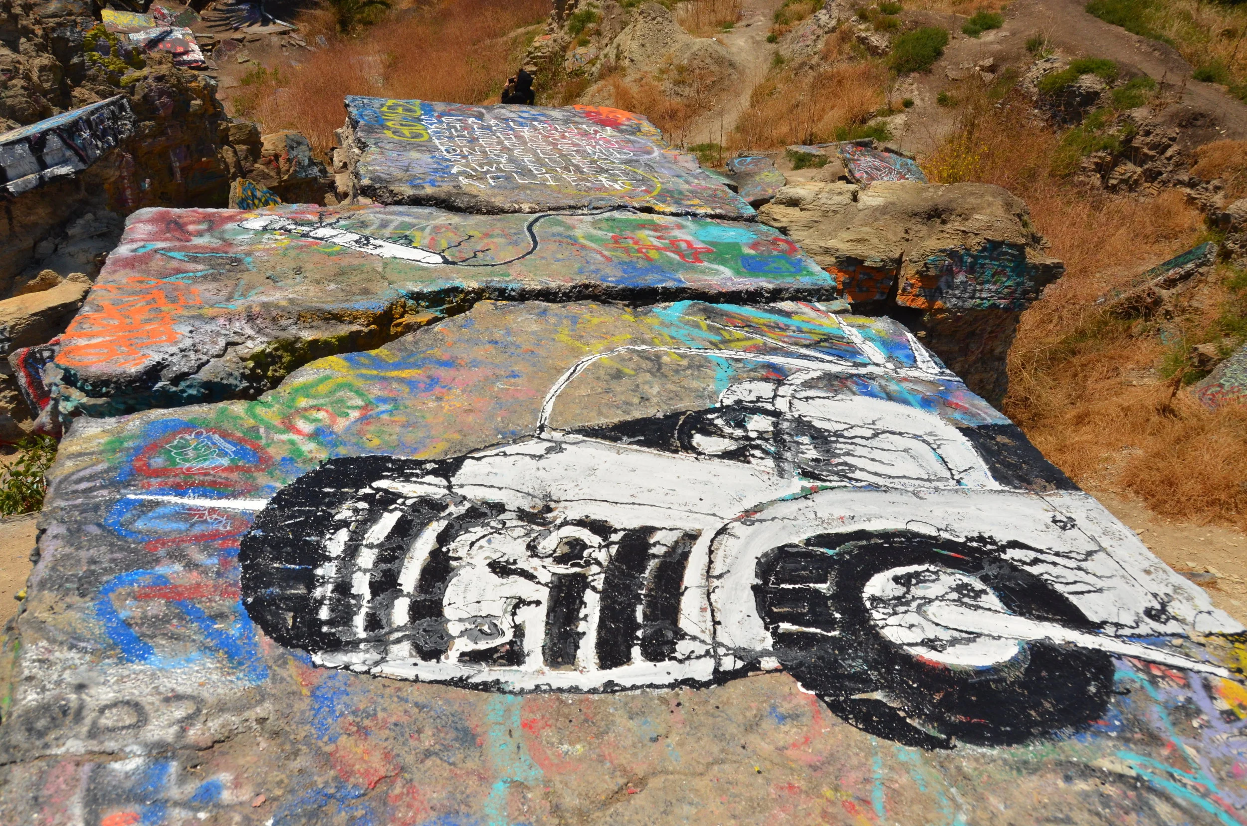  Page 7: Swords are the new false eyelashes. Idling dune buggies with rams and spikes are the new Hitachi Magic Wand. 