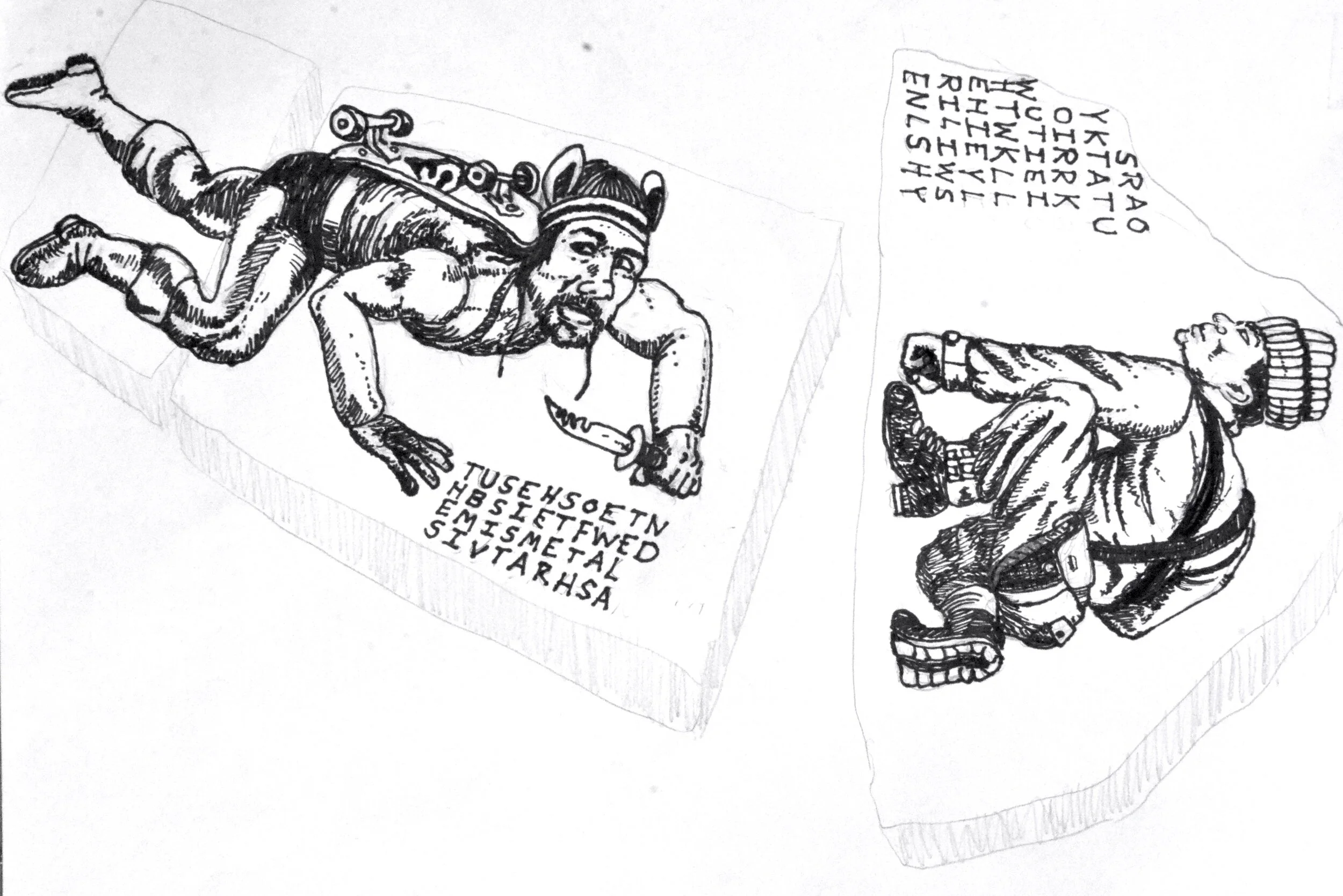  Page 56: The submissive is the master of the wasteland.  Page 57: Where you think it will strike is rarely what kills you.   