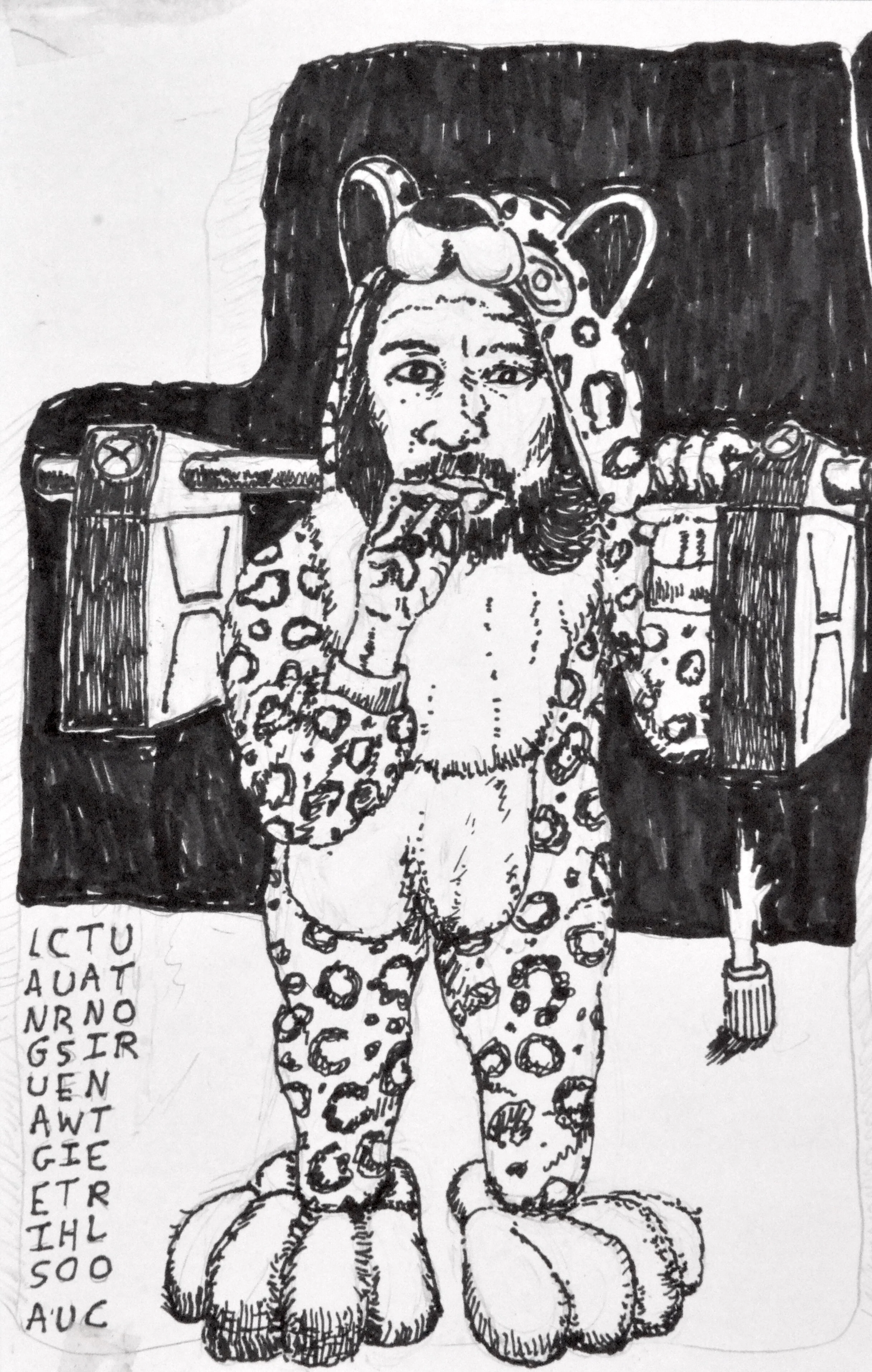   The Last Mx on Earth   Page 76: Language is a curse without an interlocutor. 