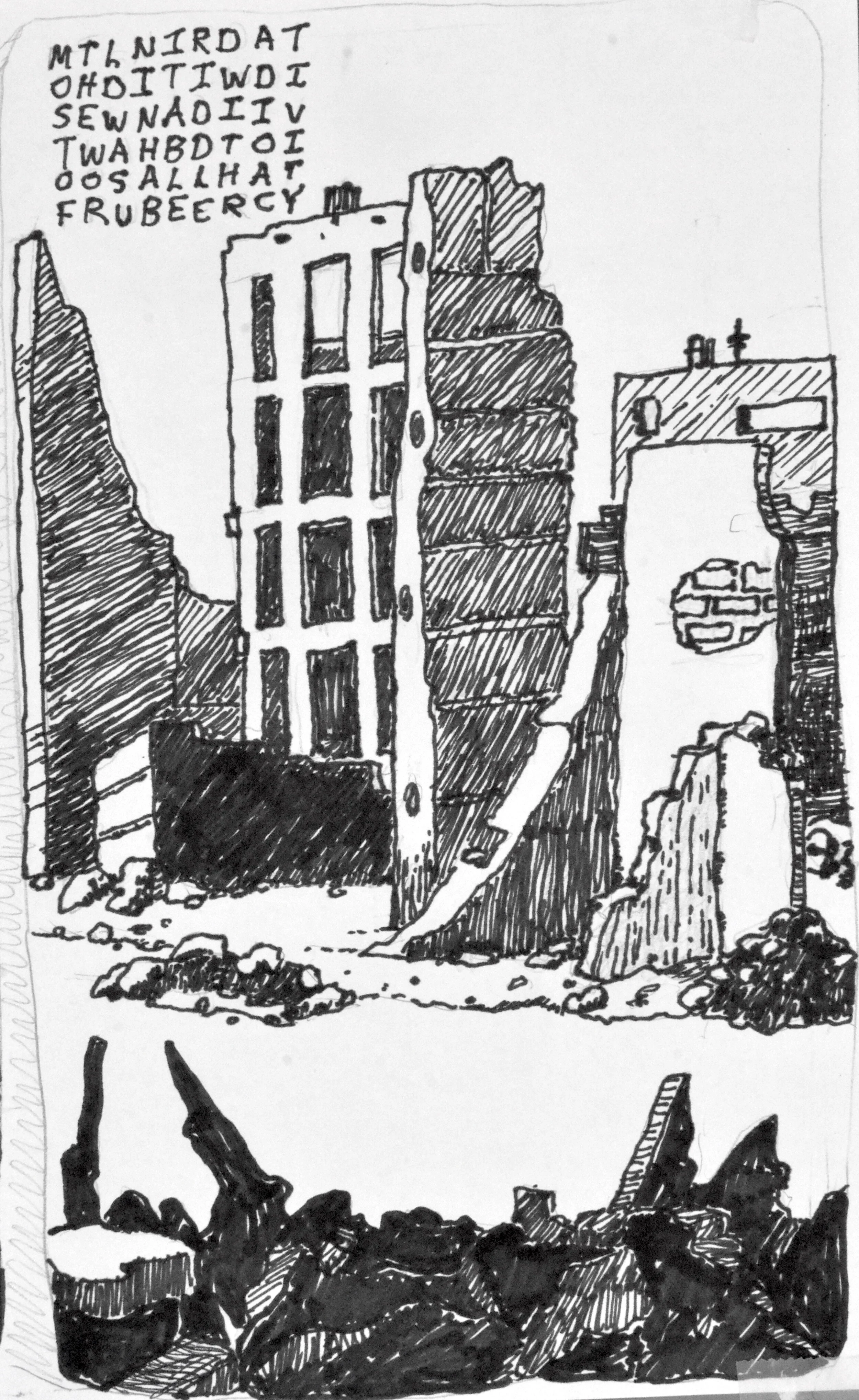  Page V: Most of the world was uninhabitable, riddled with radioactivity. 