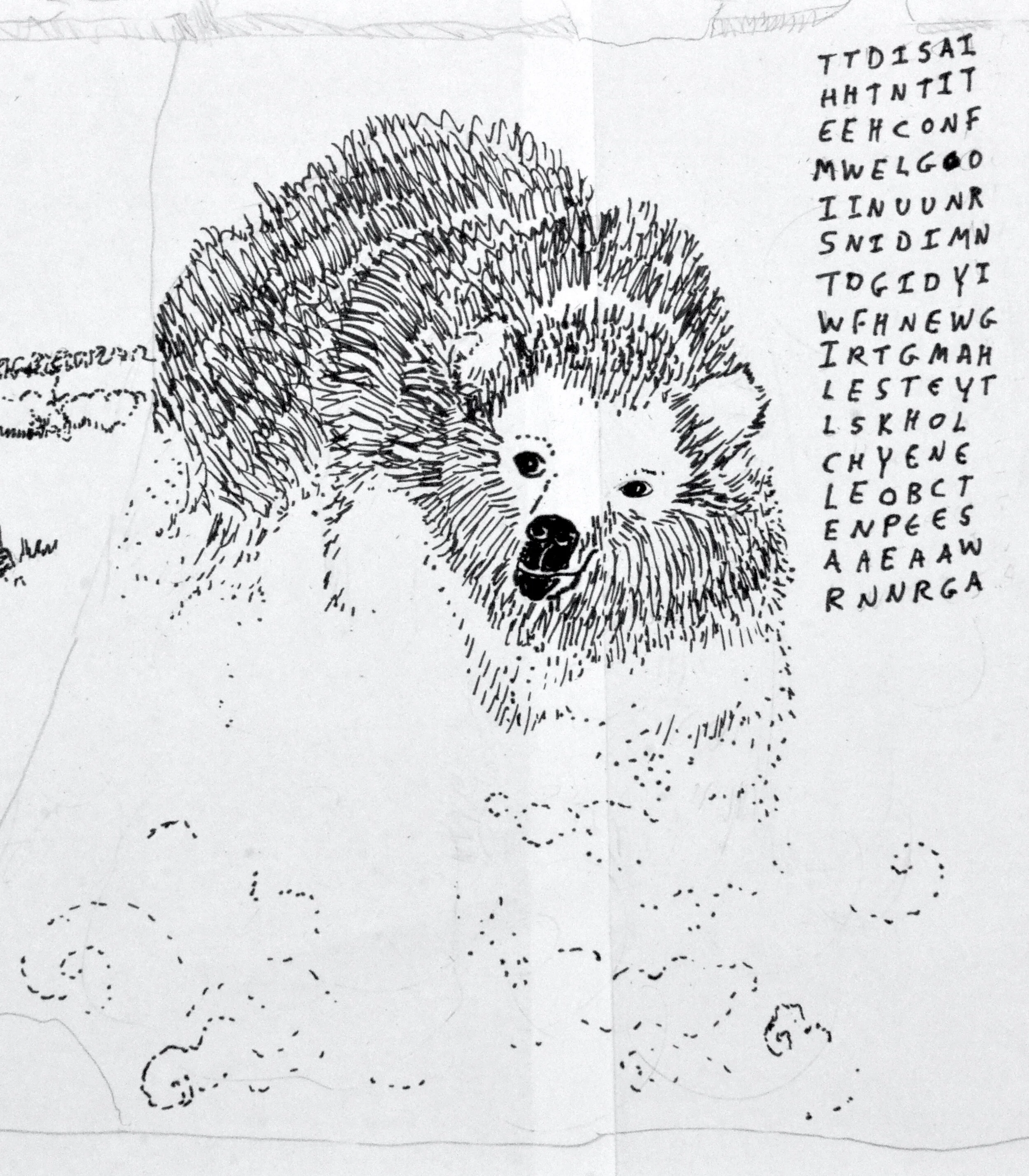  Page 98: The mist will clear, the wind freshen and the night sky open, including the Bears, to guide me once again on my way, let’s wait for night.        