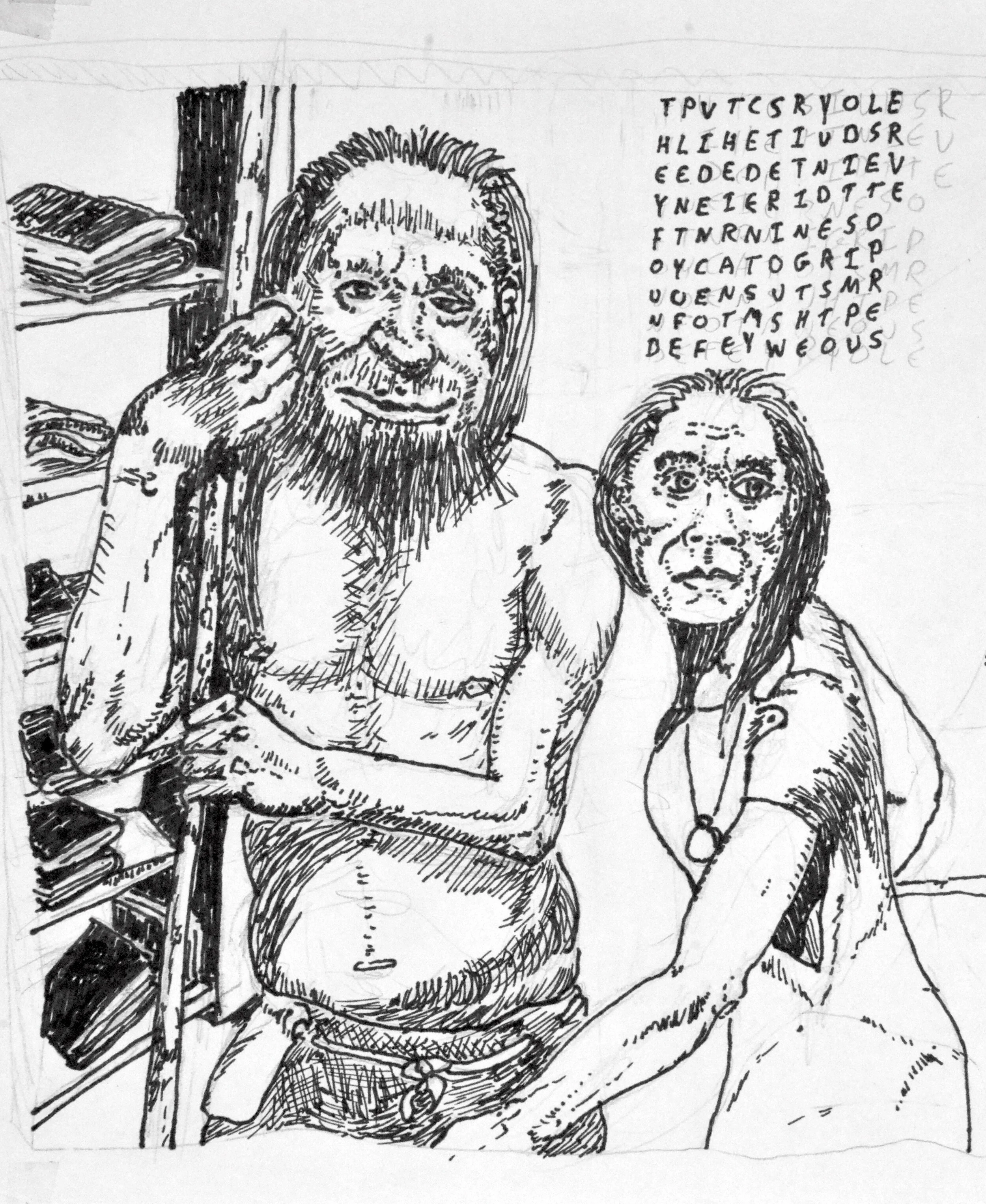  Page 107: They found plenty of evidence of their antecedents’ mysterious writing. They understood of its impulse to preserve. 