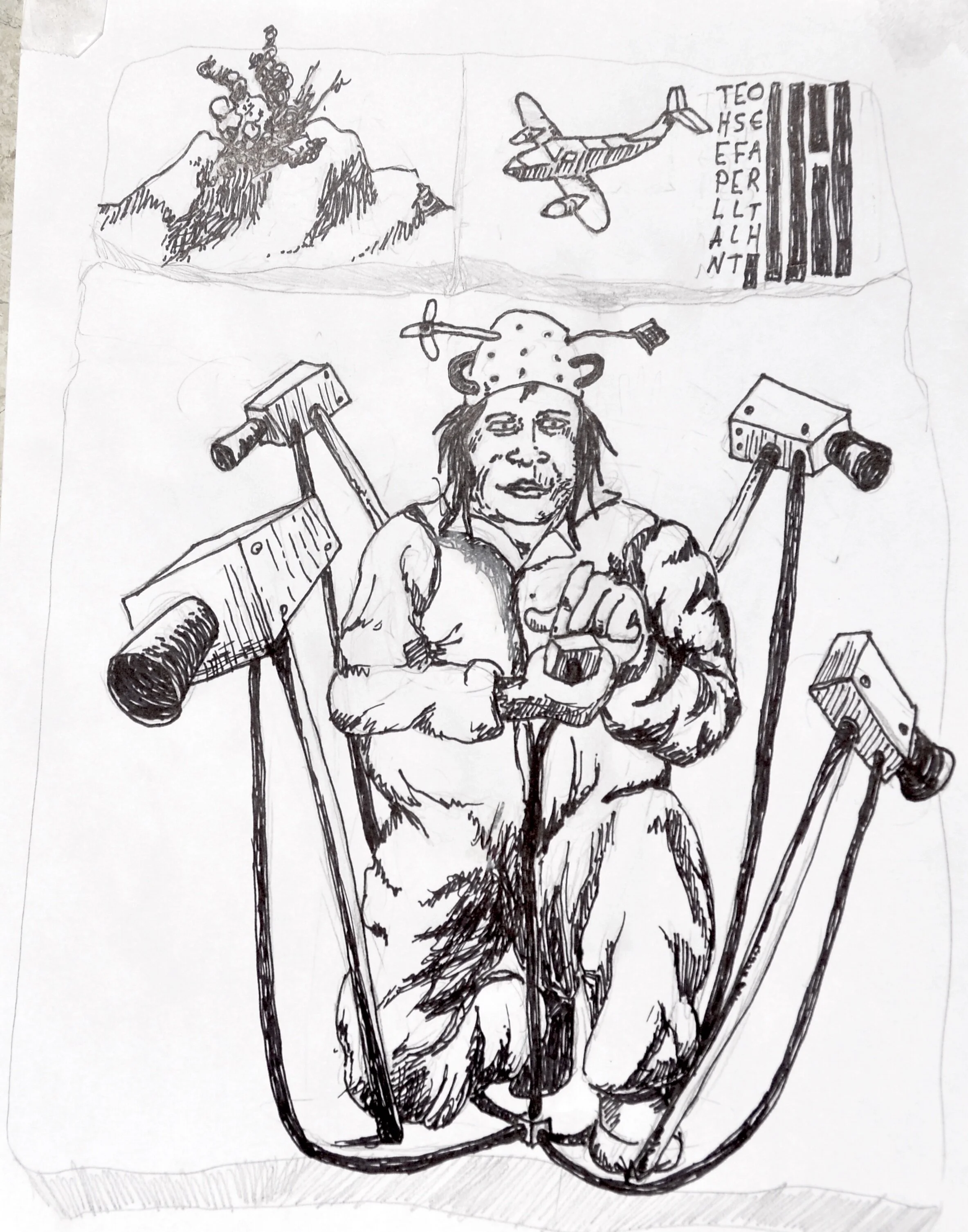  Page 16: The planes fell to earth (the redacted version). 