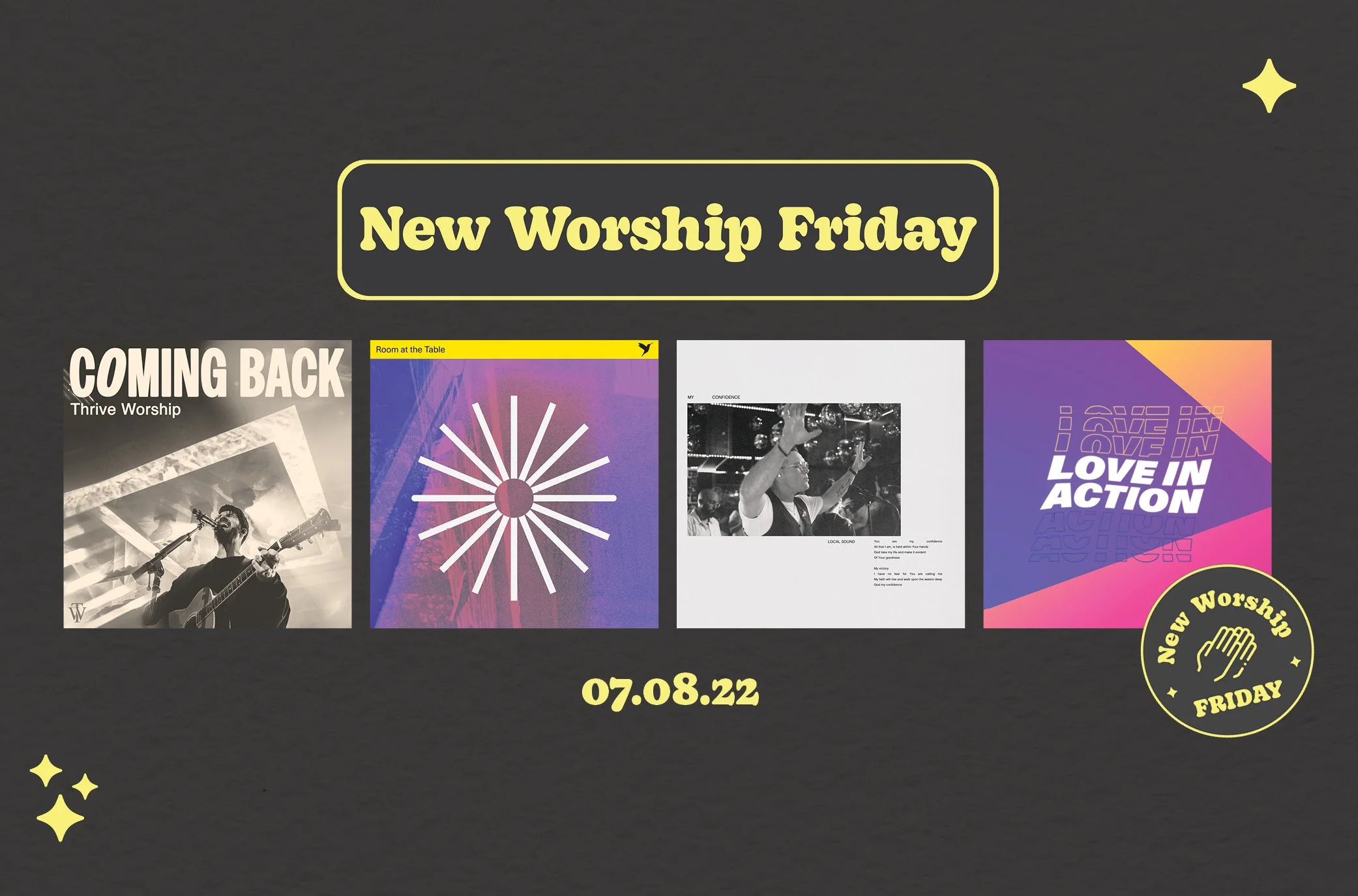 NEW WORSHIP FRIDAY: Worship For Everyone, Local Sound, Thrive Worship & Vineyard Worship