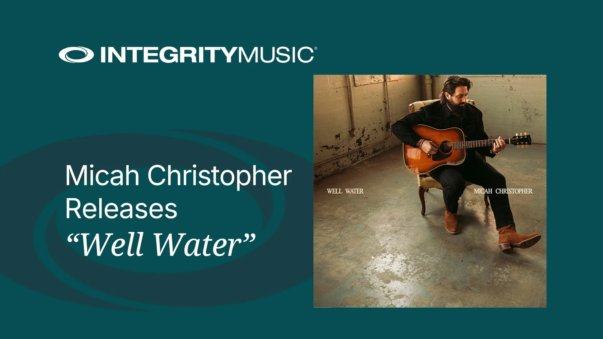 Micah Christopher Releases New Song "Well Water" Performance at the Grand Ole Opry Tonight