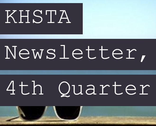 KHSTA - Newsletter - 4th Quarter 2026