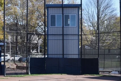 Small 2-Story Ground Game Series™ Press Box for Moravian College