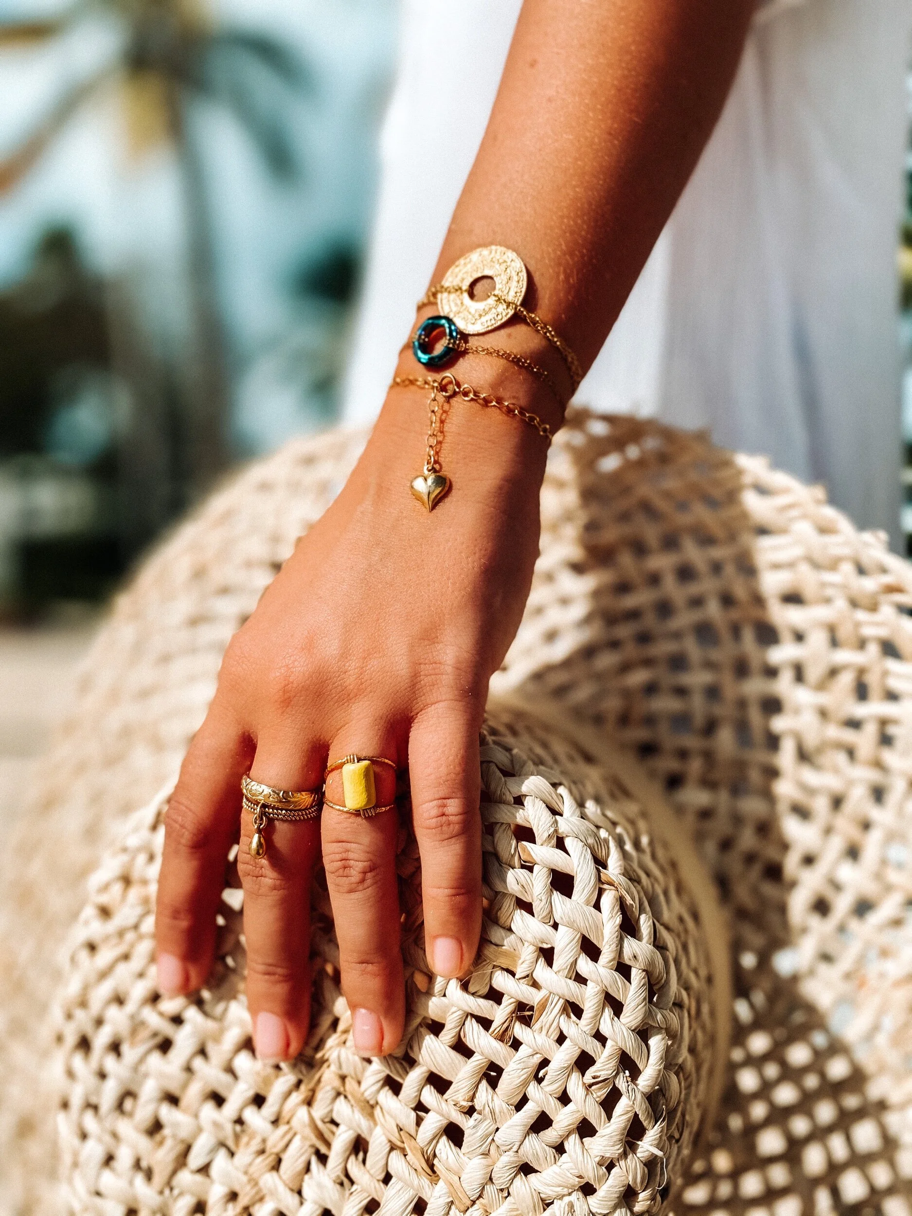 Bracelet Lovely Bay gold filled porté