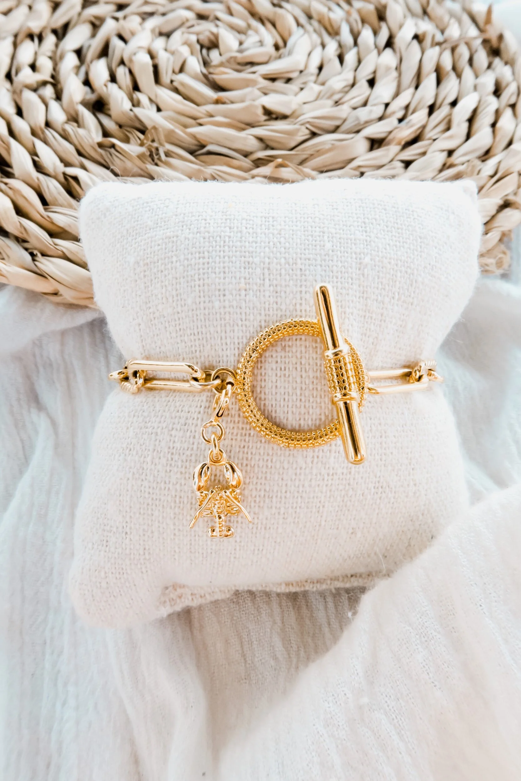 Bracelet West End Plaqué Or Pendentif Homard