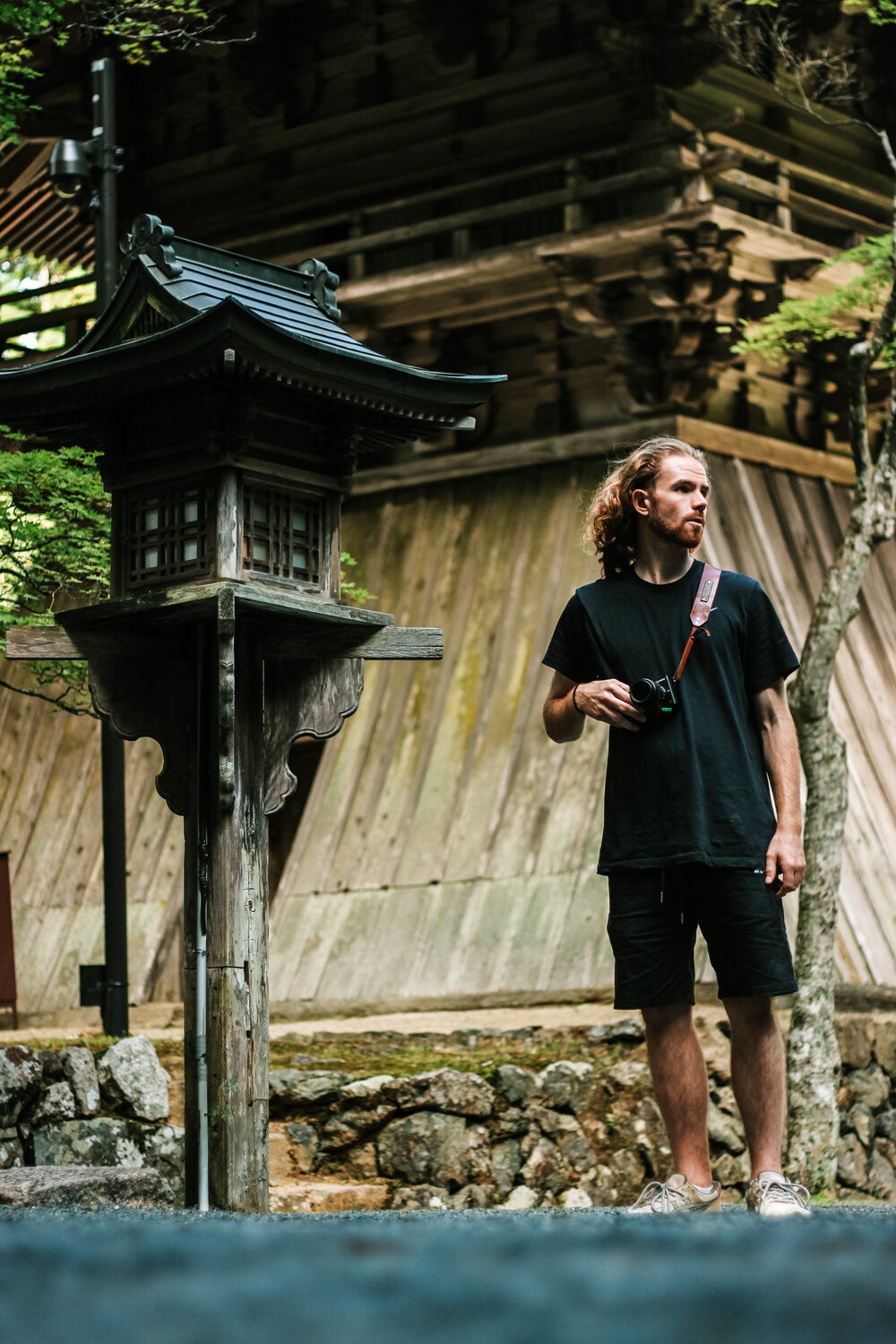 Lost in thought on top of Mount Kōya, japan
