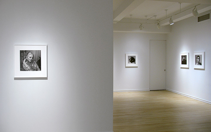 Gallery shot with framed artwork