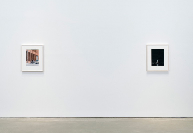 Gallery shot with framed artwork