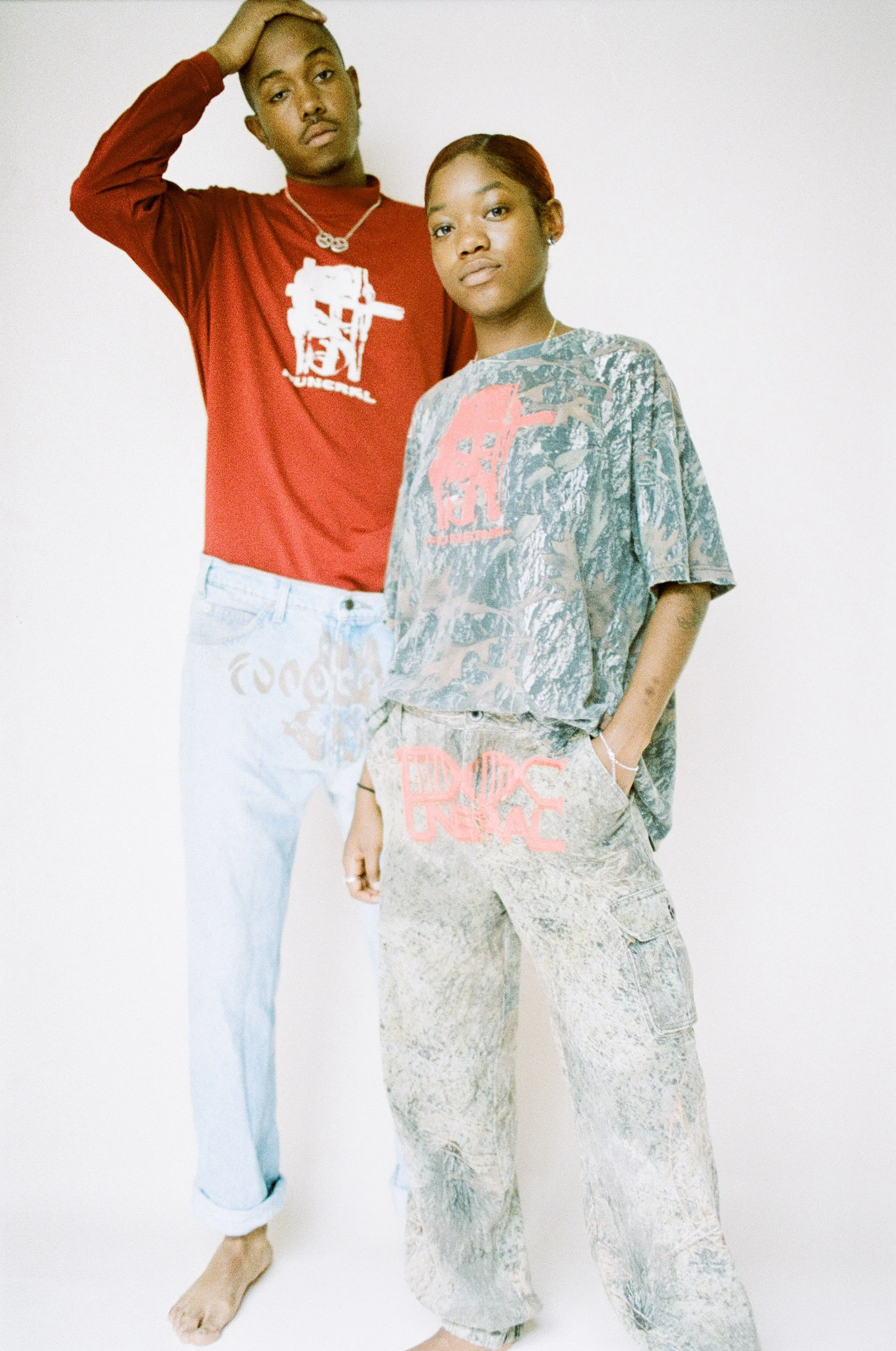 Nas and Alliyah in LatetomyFuneral  