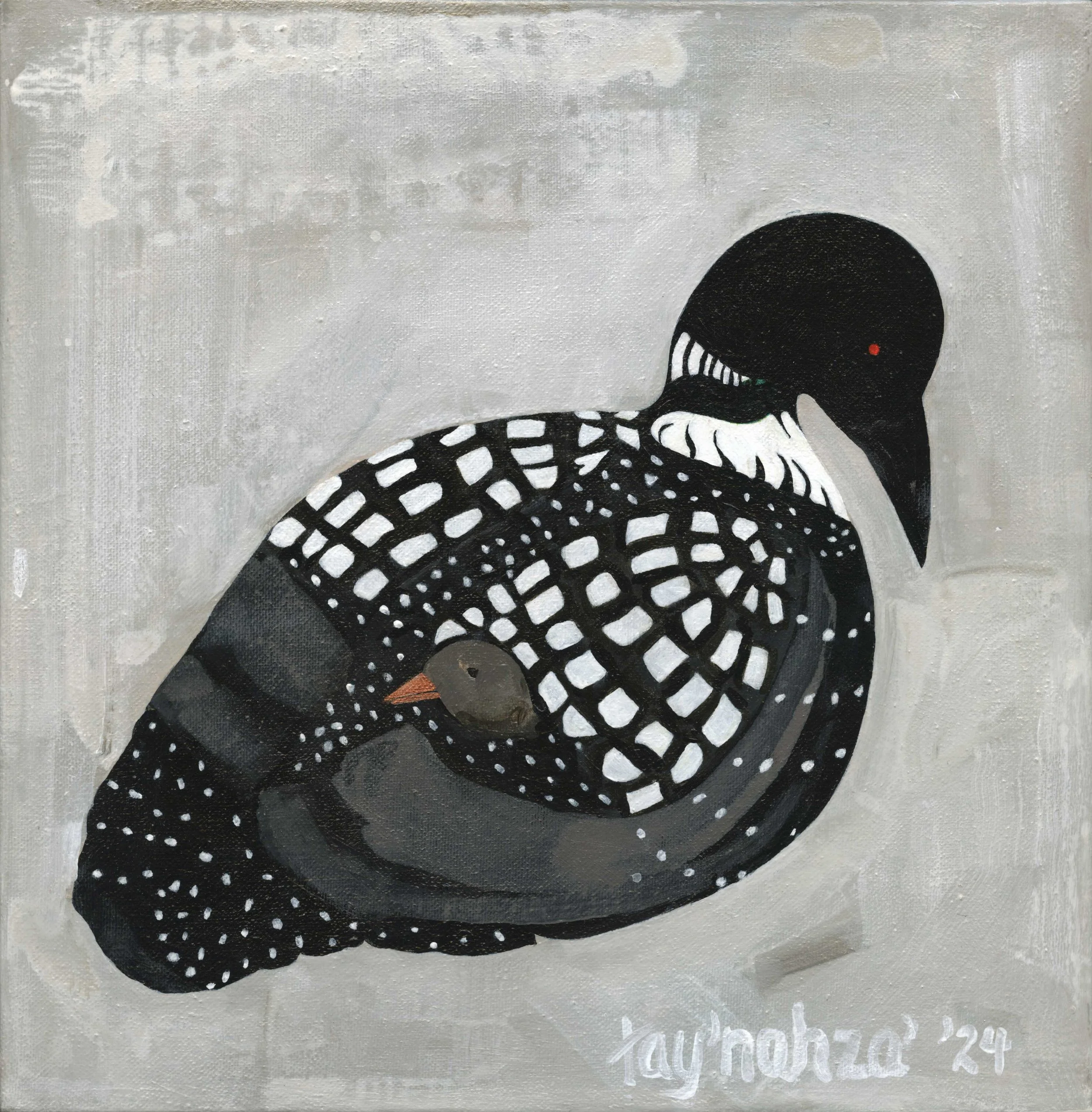 Easy Rider Artwork Mama & Baby Loon.jpg