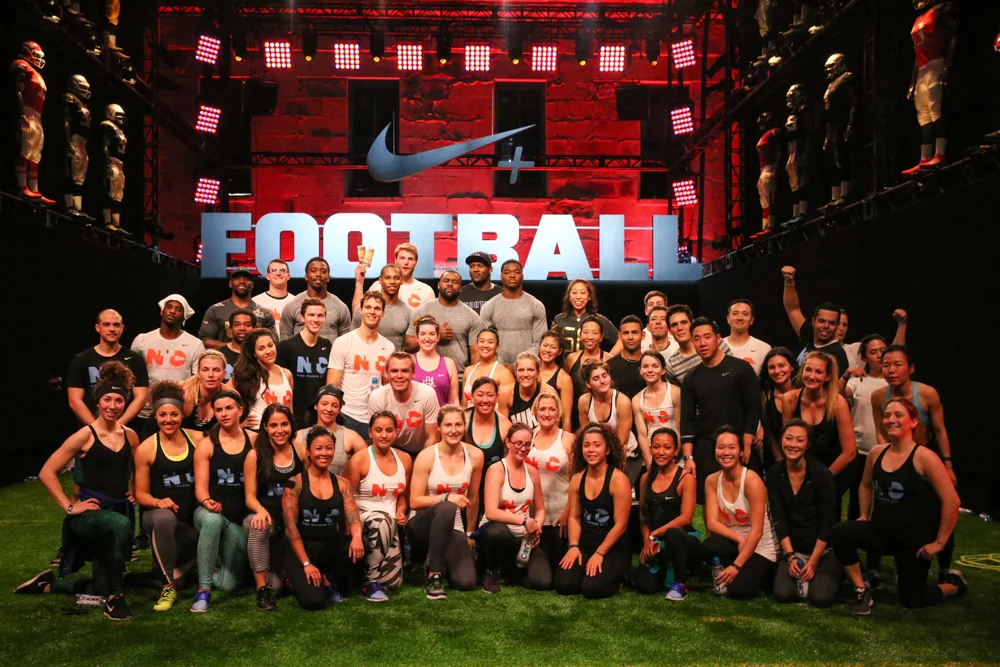 Super Bowl 50 Workout with Nike San Francisco