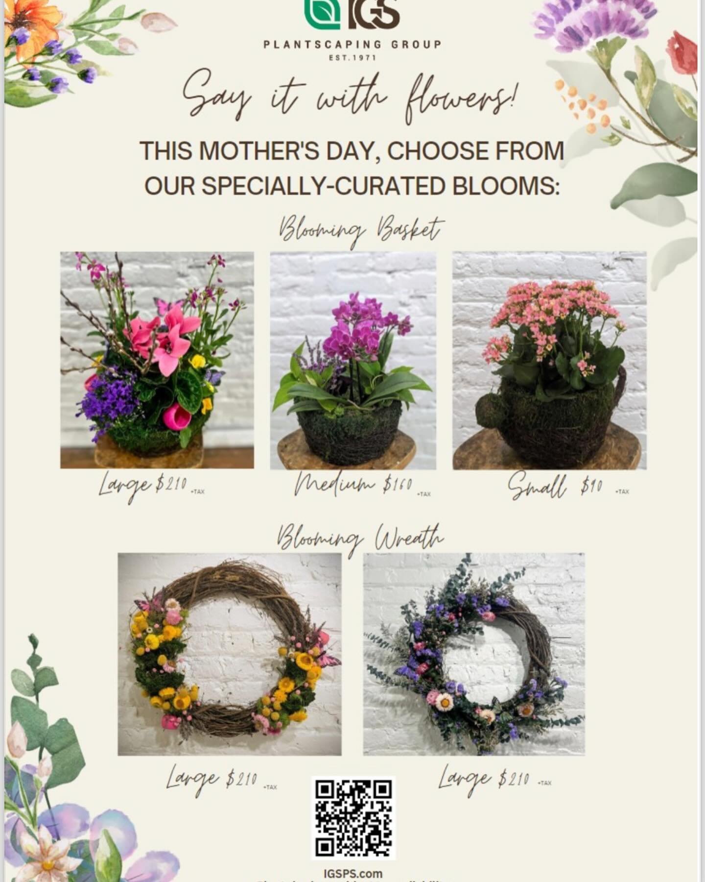 Mother's Day Shop is open! Order on our website, drop us a line, or stop by a workshop @fleursdevilles @900shops this weekend.

#mothersday #mothersdaygifts #chicagomothersday