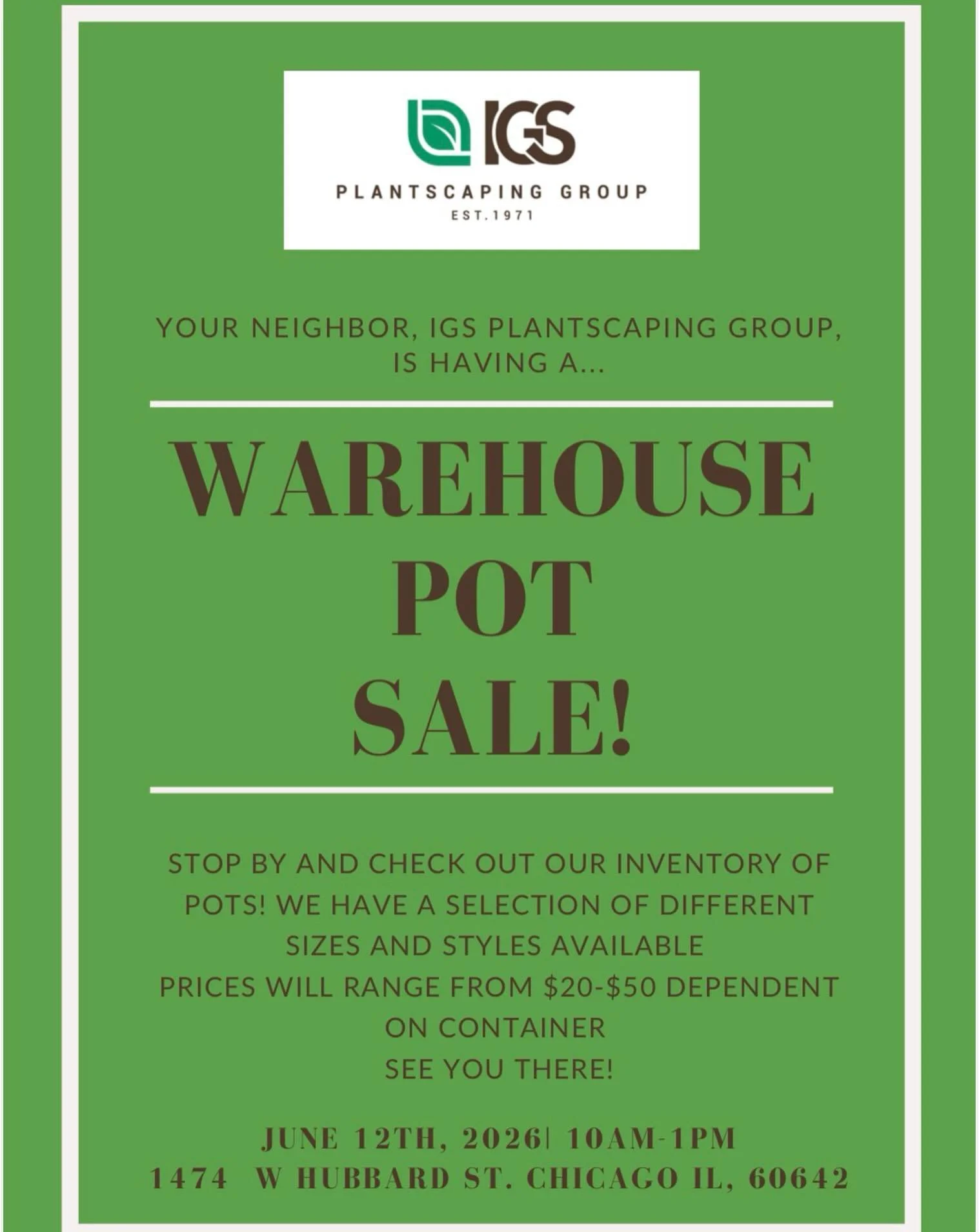 Looking to spruce things up? We've got pots! Dm us with questions or stop by.