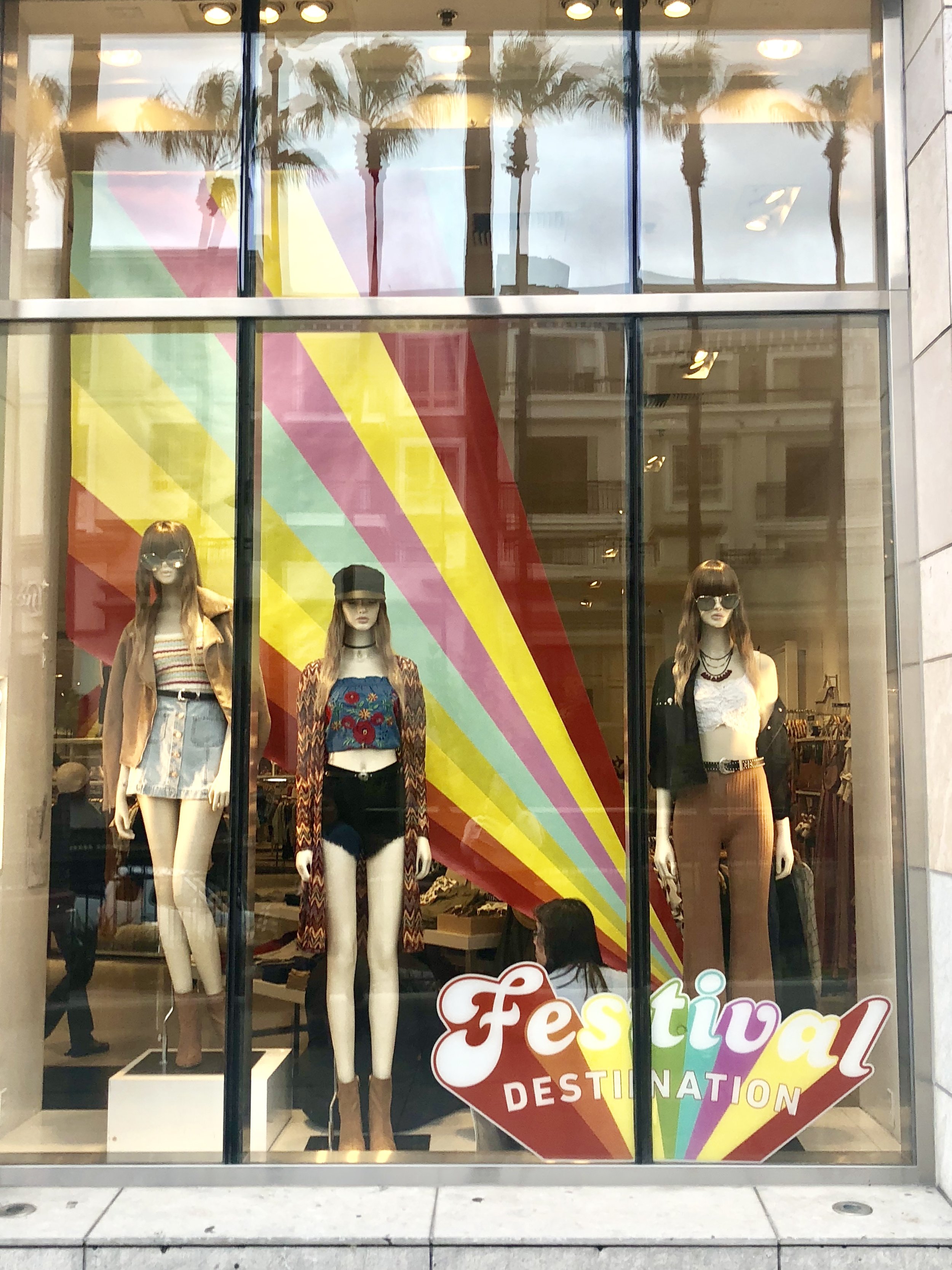 FESTIVAL DESTINATION WINDOW DISPLAY