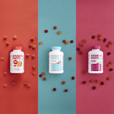 SmartyPants Vitamins Header for Walmart Website