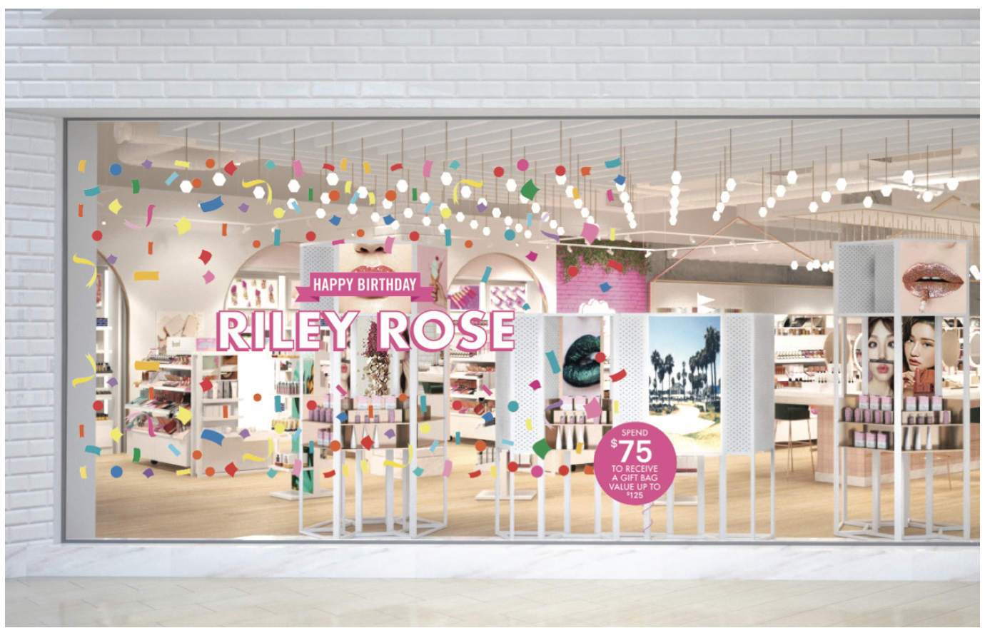 Riley Rose Birthday Window Decal