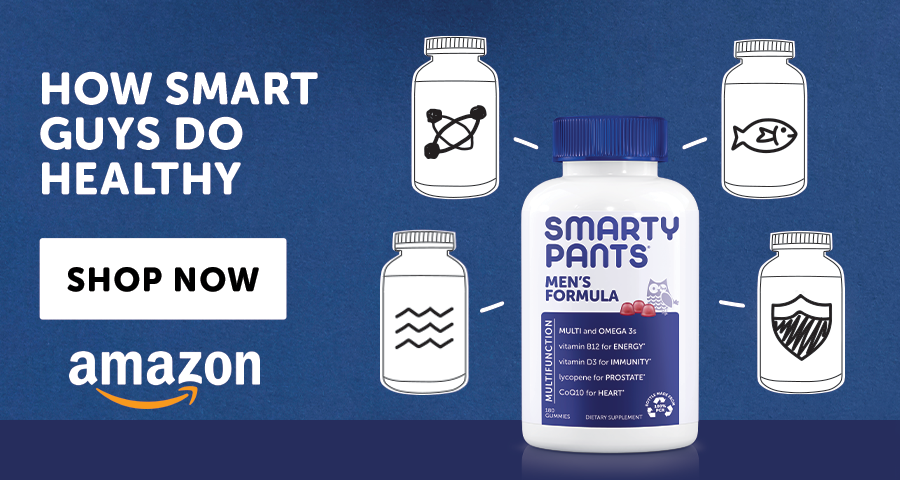 SmartyPants Vitamins Men Formula Amazon Banner