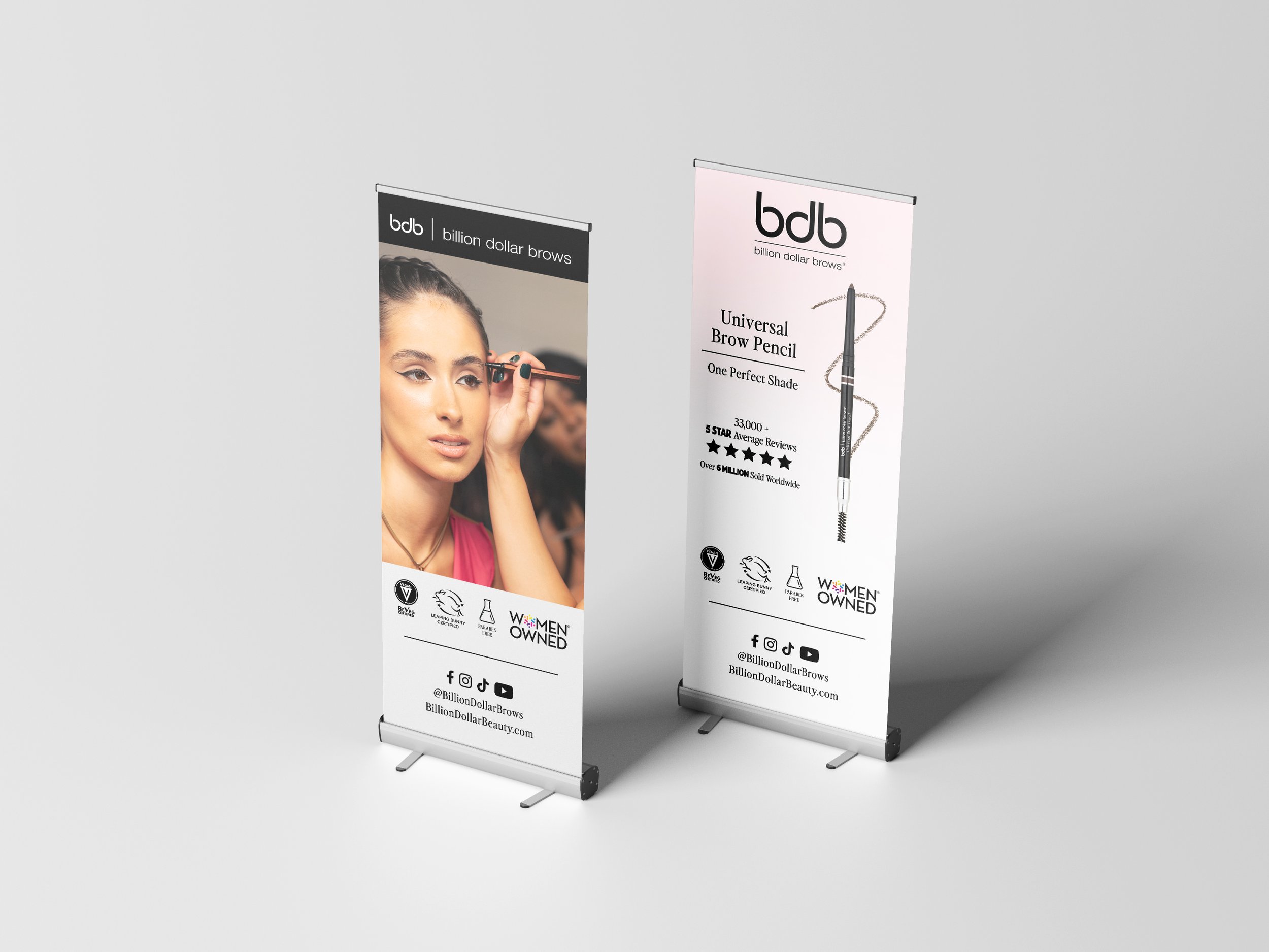 BDB Pull Up Banners for CosmoProf Convention 