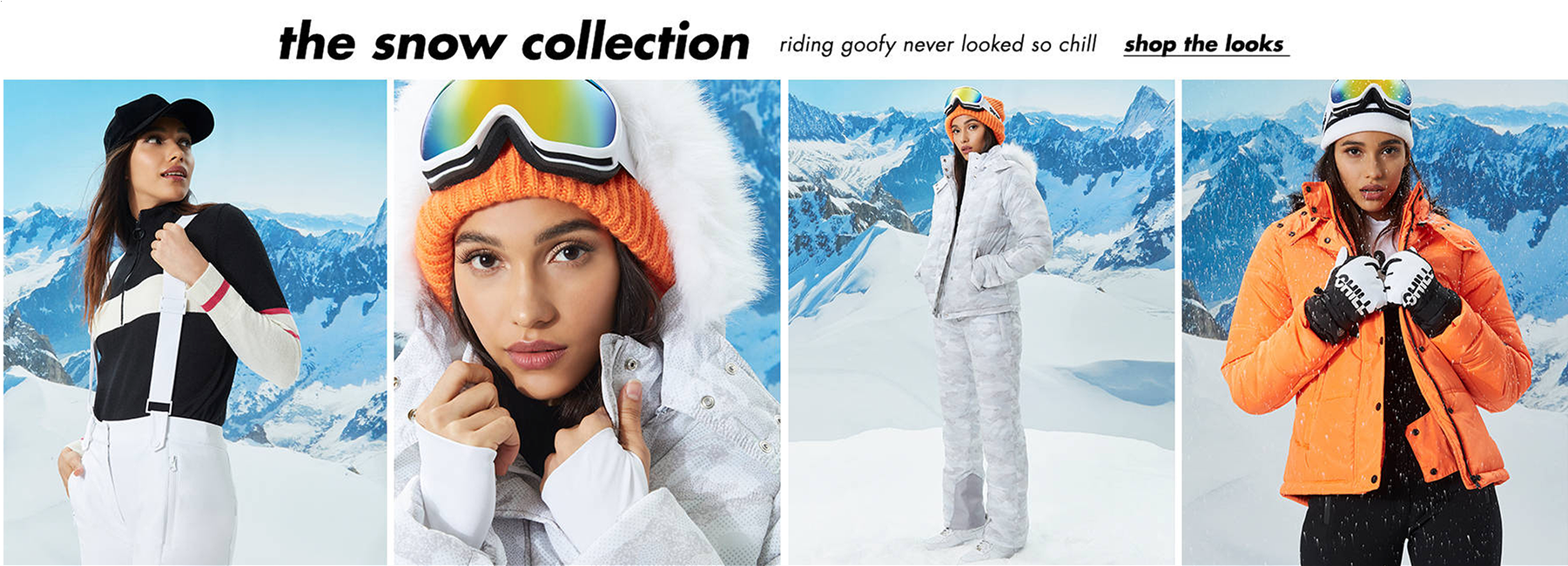 PHOTO BACKGROUND MANIPULATION FOR THE SNOW COLLECTION