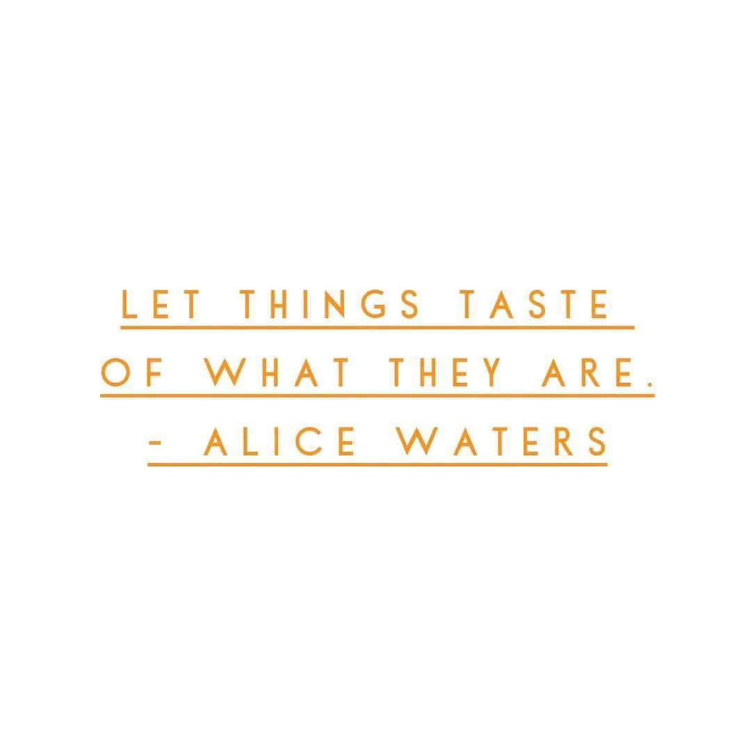 I was having a conversation with some friends recently about making healing foods vs. restaurant foods. See, I’m not a chef. I’ve never been through culinary school and honestly, I have a bit of a complex about cooking for other people because of this. My food is good. It’s simple, wholesome. It’s thrown together. It’s even delicious. But it also tastes great to me because my palette isn’t so attuned to the extremes of sugar and salt that it used to be years ago. These extreme tastes that we find in restaurants and in packaged foods are not healing tastes. When making therapeutic foods, we let the food taste of what it is. I love this quote to remind me that when it comes to eating, and many other things in life, I don’t need to be fancy to be fulfilled. ❤️.
.
.
.
#mindfuleating #mindfulliving #healingfoods #therapeuticfoods #foodismedicine #medicinekitchen #foodtherapy #holisticnutrition #fiveflavors #eatwelllivewell #alicewaters #minimalism #realfoodheals (at Austin, Texas)