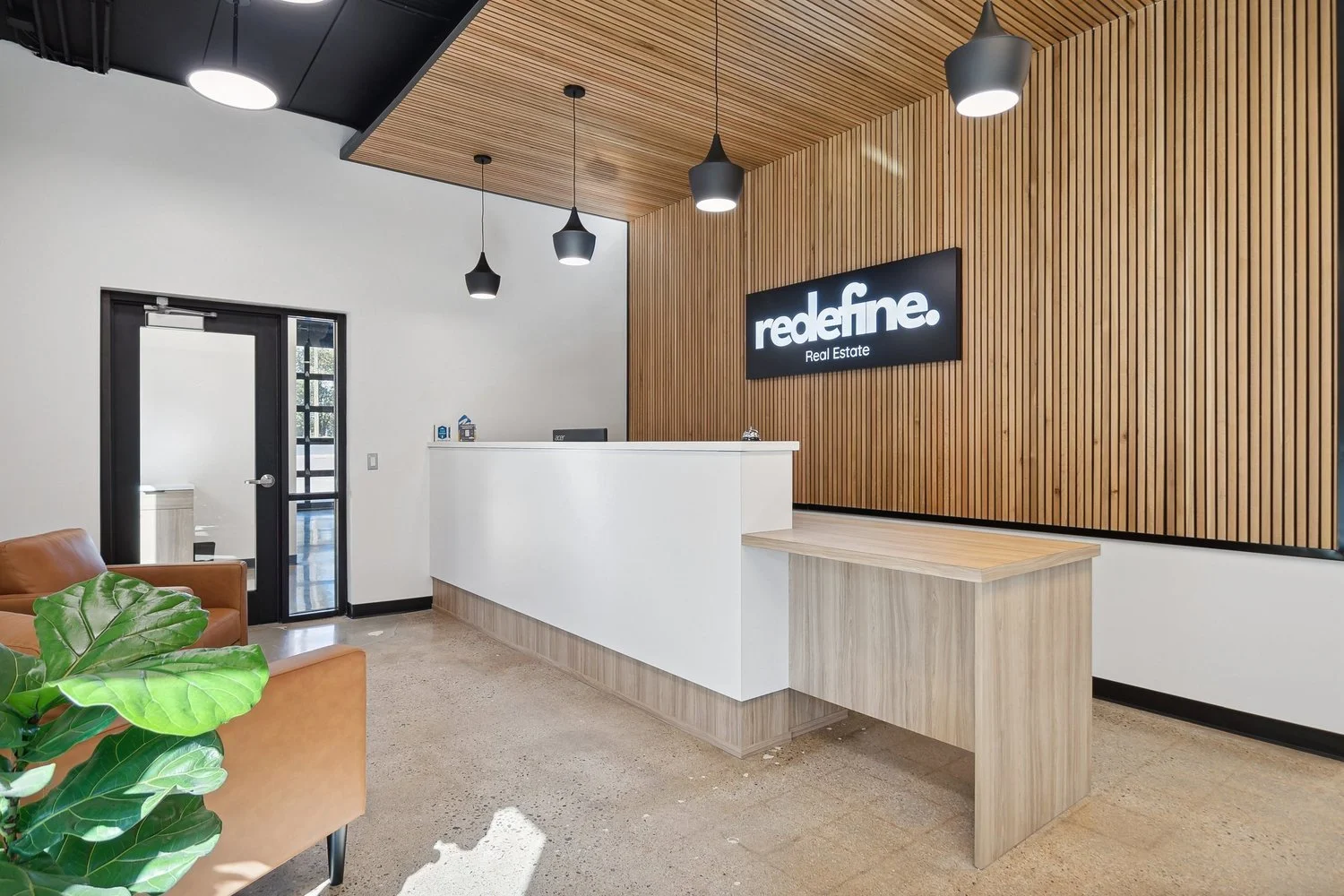 Reception area at Redefine Real Estate, 770 Davis Street, Plymouth