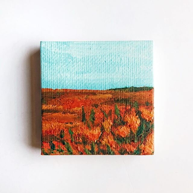Poppyfields on a 2inx2in canvas
Been MIA working on some commissions but wanted to share this little ray of joy with you all. How are you all holding up?
.
.
#poppypainting #poppyfields #californiapoppies #superbloom #miniaturepainting #minipainting 