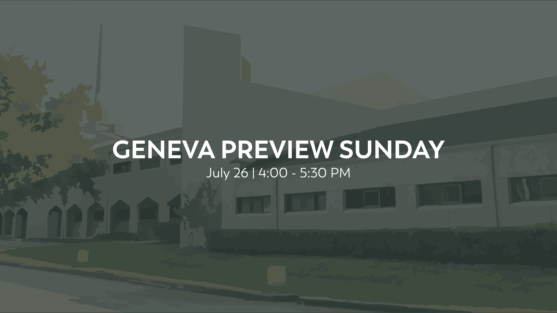 Geneva Preview Sunday