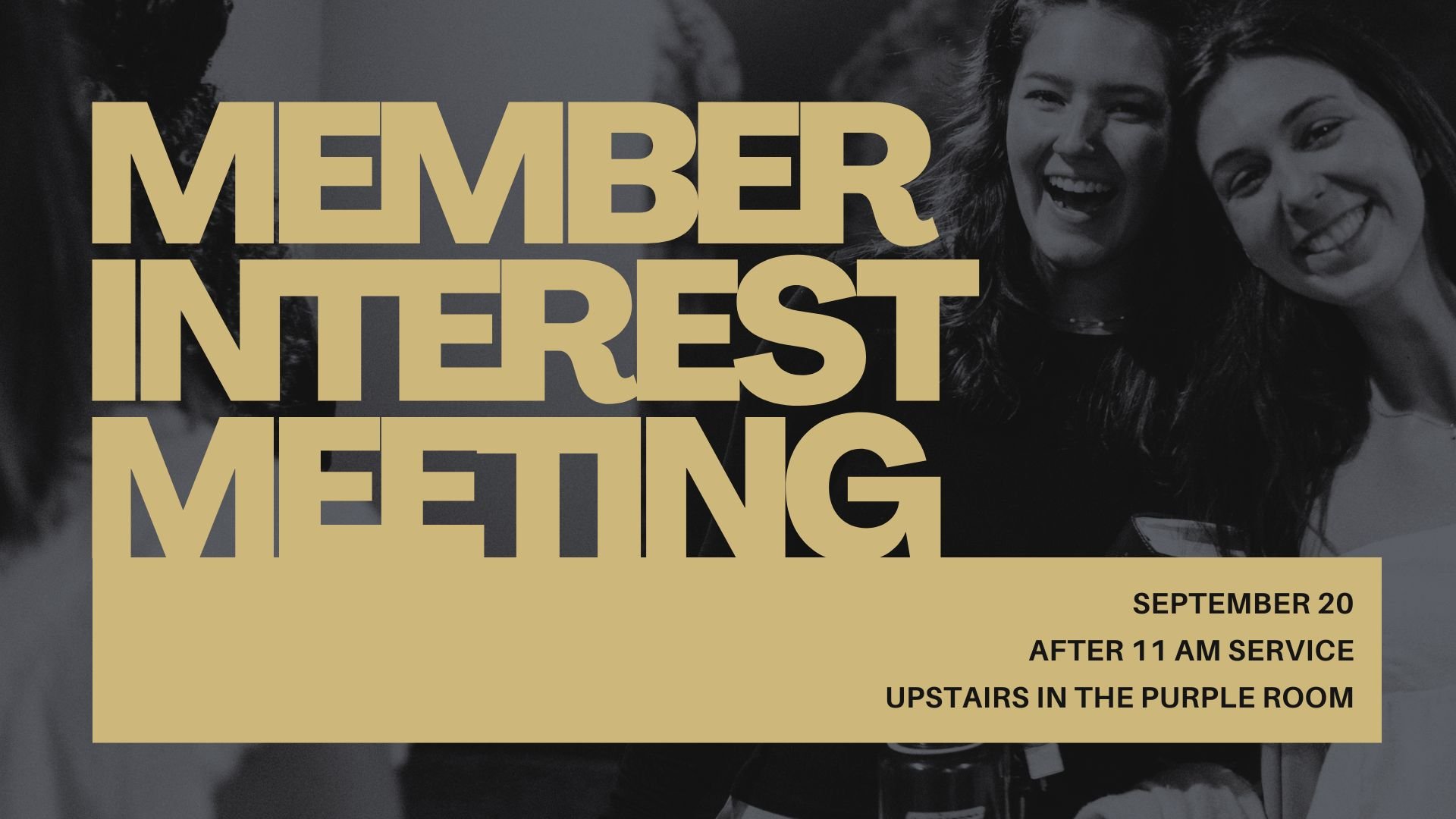Member Interest Meeting