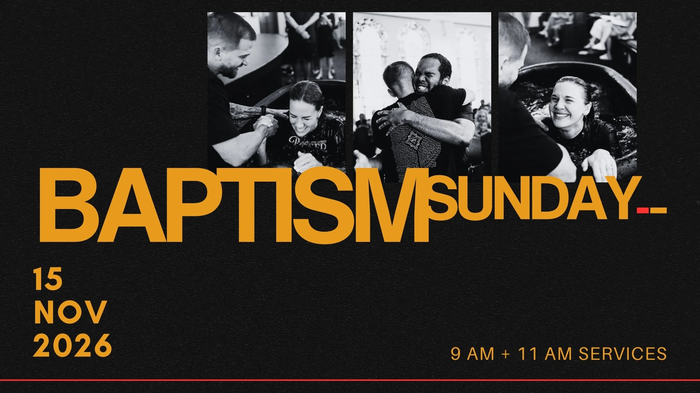 Baptism Sunday