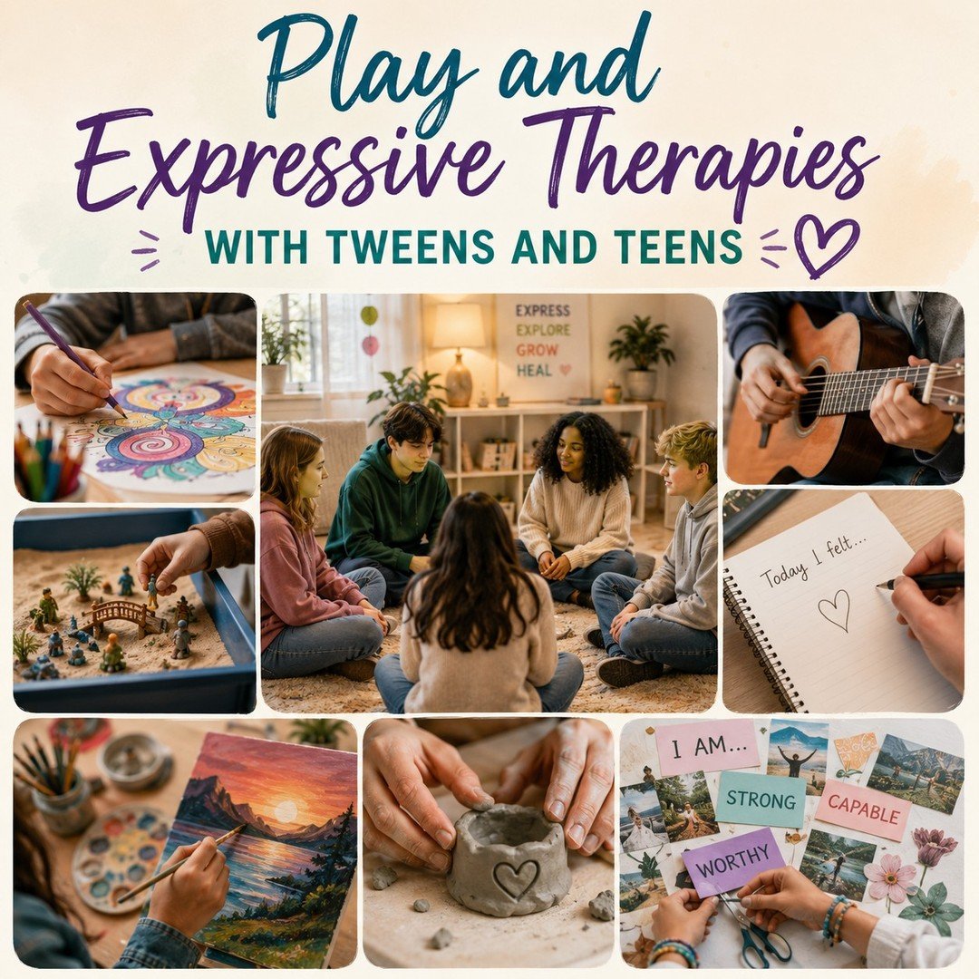 Play &amp; Expressive Therapies with Tweens and Teens
