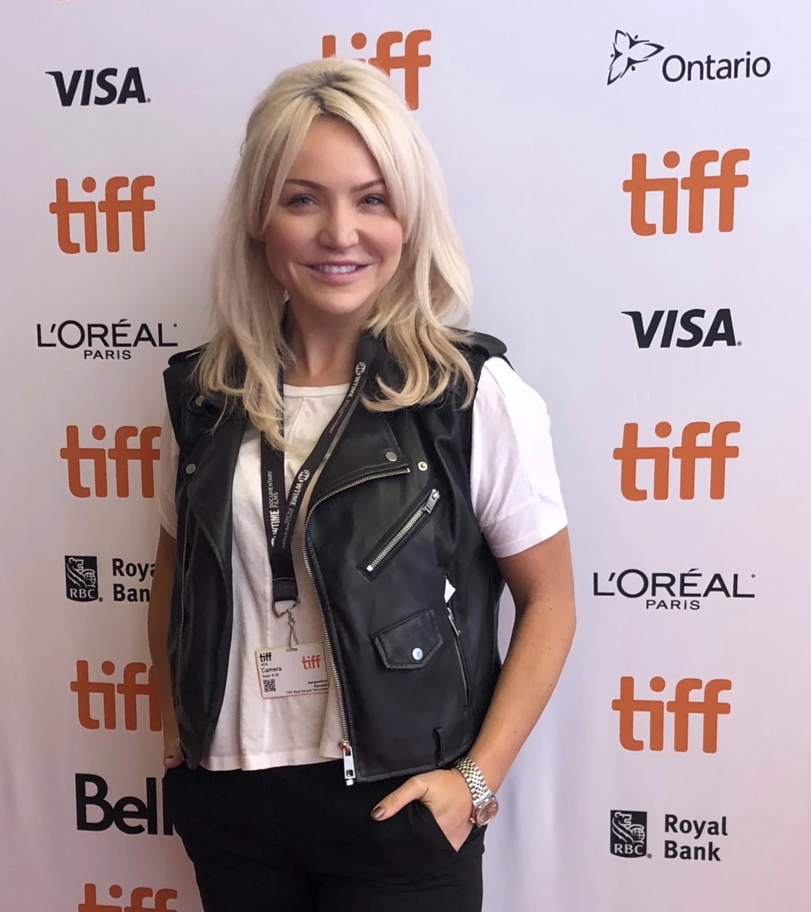 Yours truly on the red carpet at the 2018 Toronto International Film Festival.