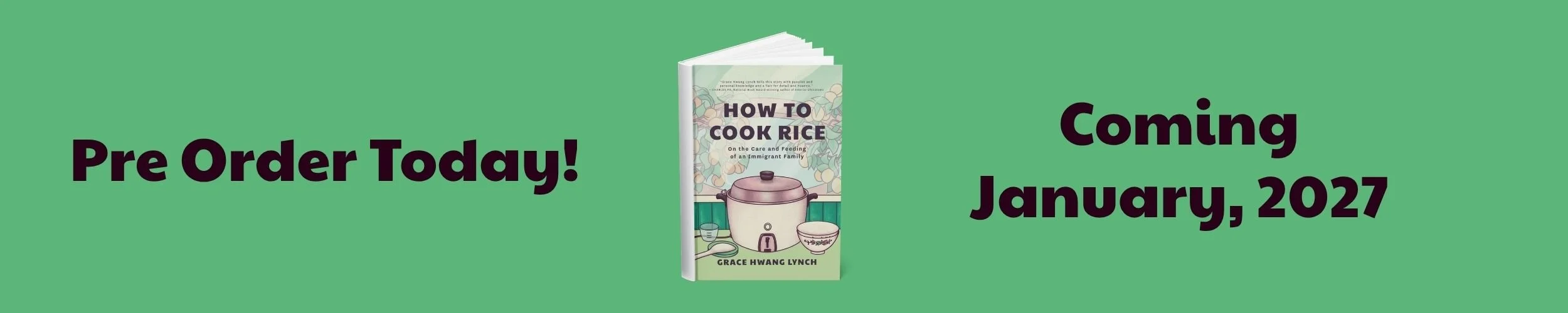 Pre Order How to Cook Rice