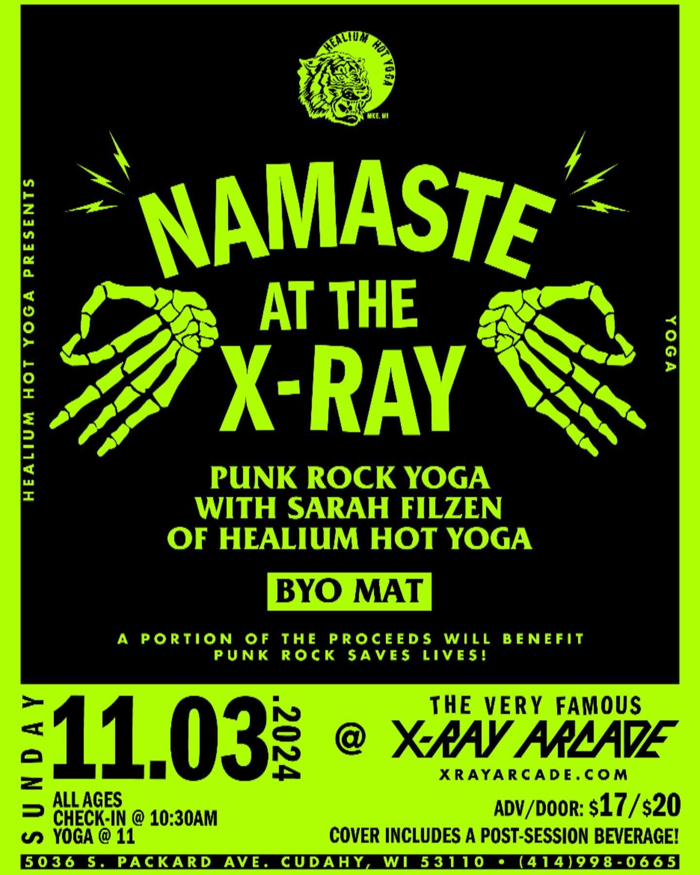 Today!
See Story for the newly created playlist 🤘
@xrayarcade 
@healiumhotyoga