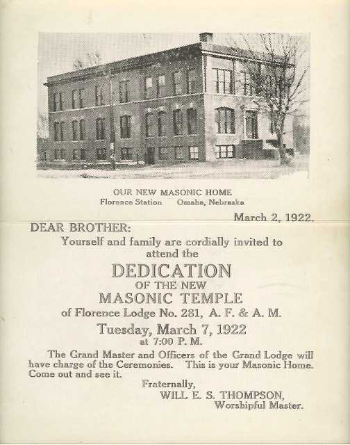 Florence Lodge’s original building, as expanded in 1922.
