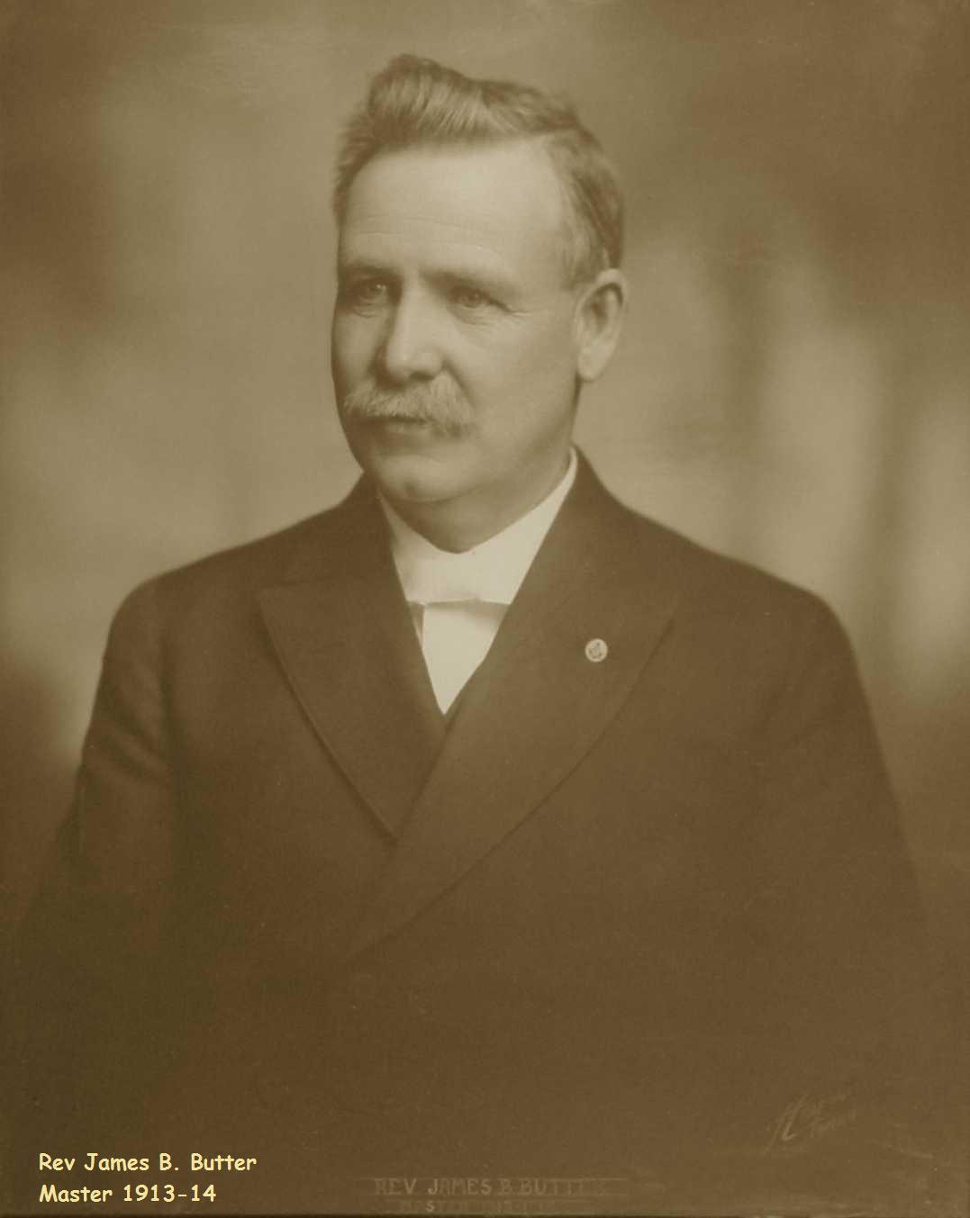 Rev. James B. Butter, 1913-1914