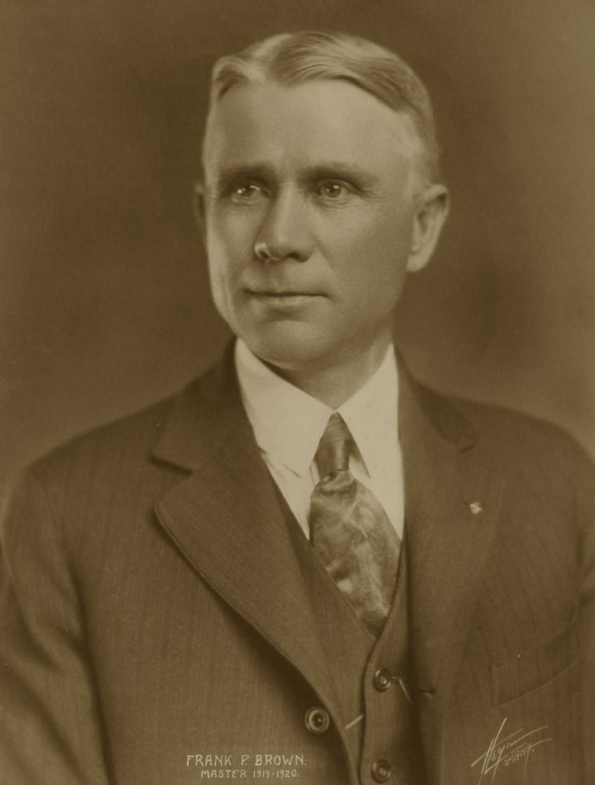 Frank P. Brown, 1919-1920