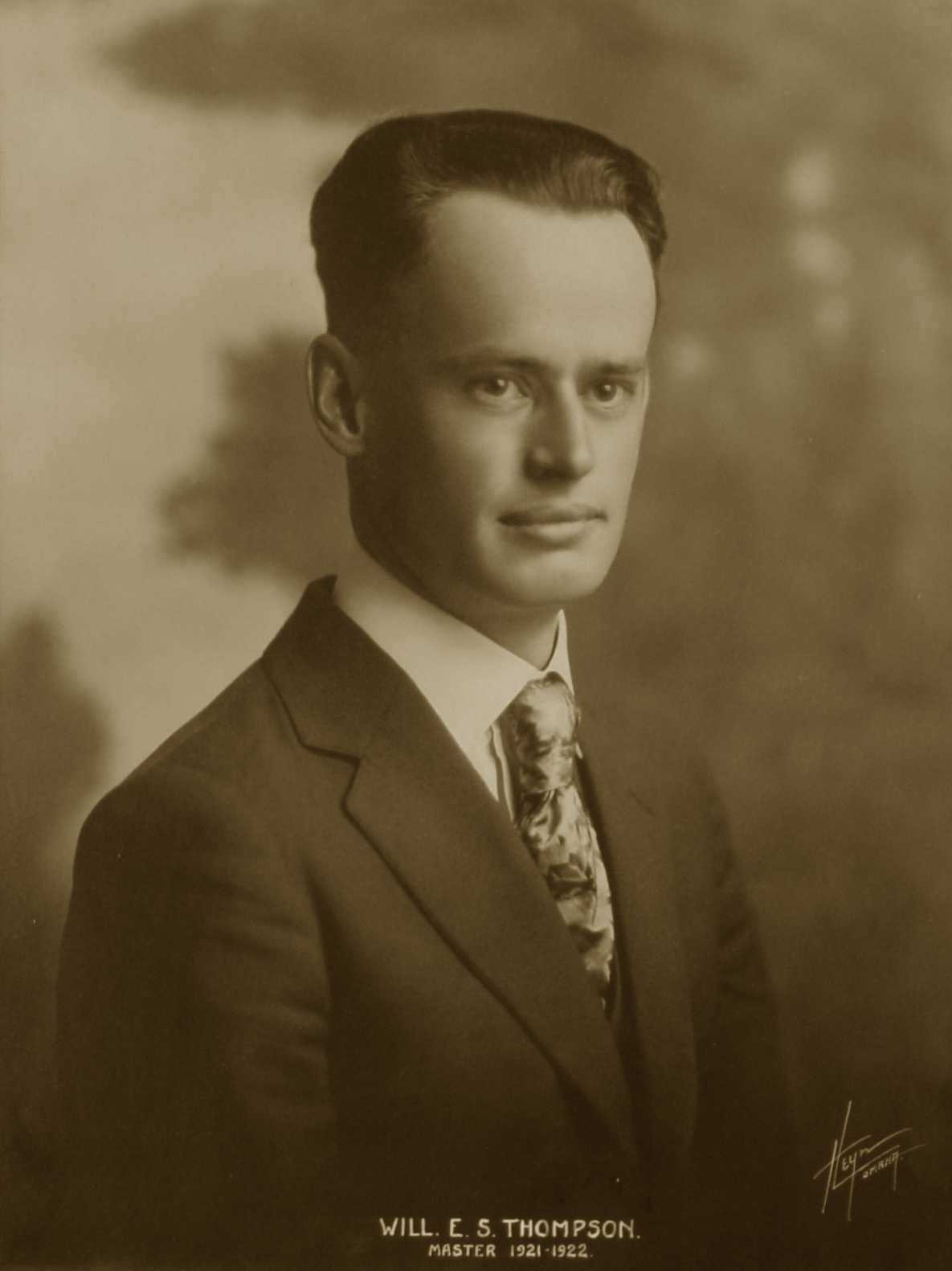 William E. S. Thompson, 1921-1922